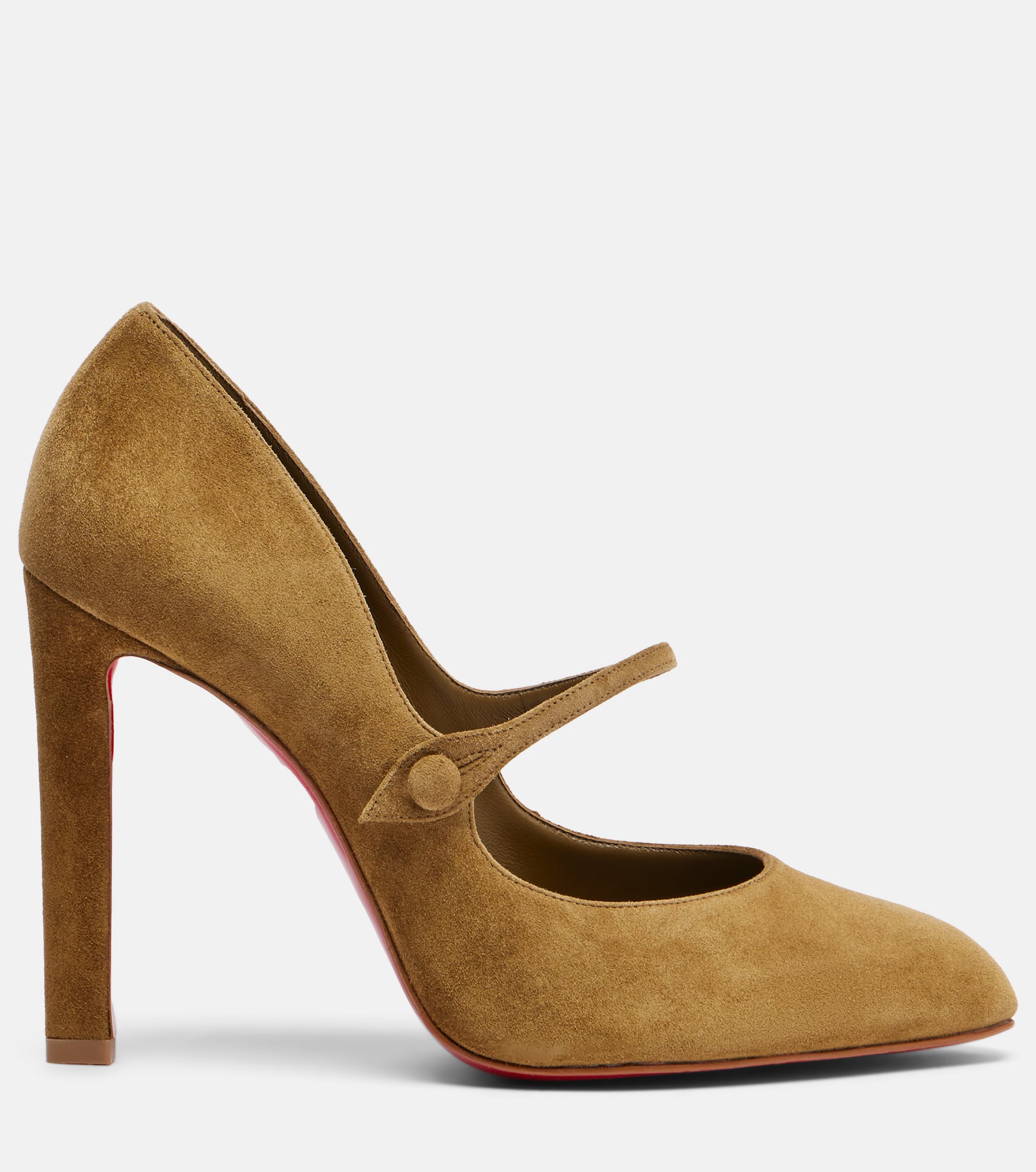 CHRISTIAN LOUBOUTIN Mary Fannylove 100 suede pumps