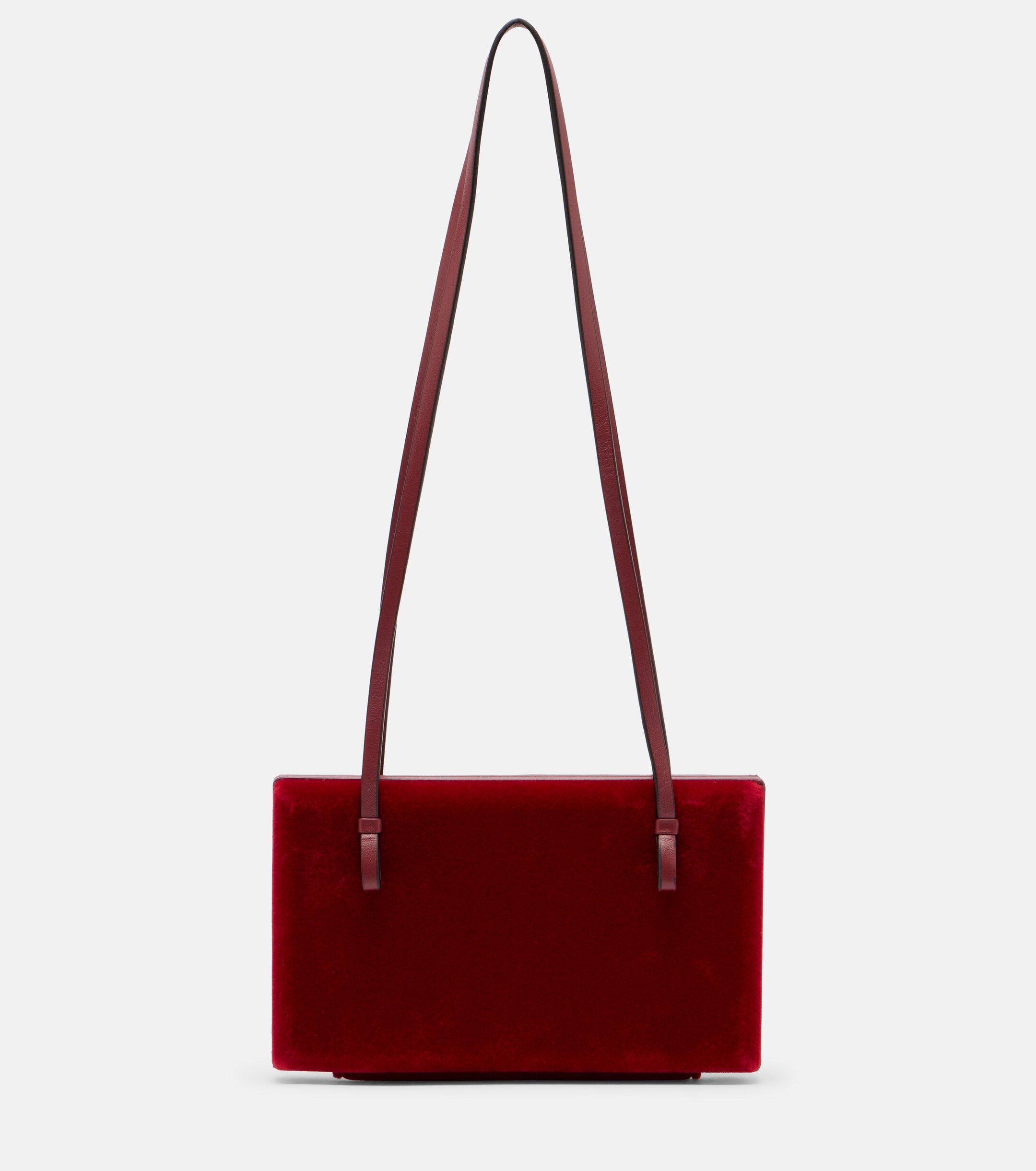 TOTEME Cocktail velvet shoulder bag