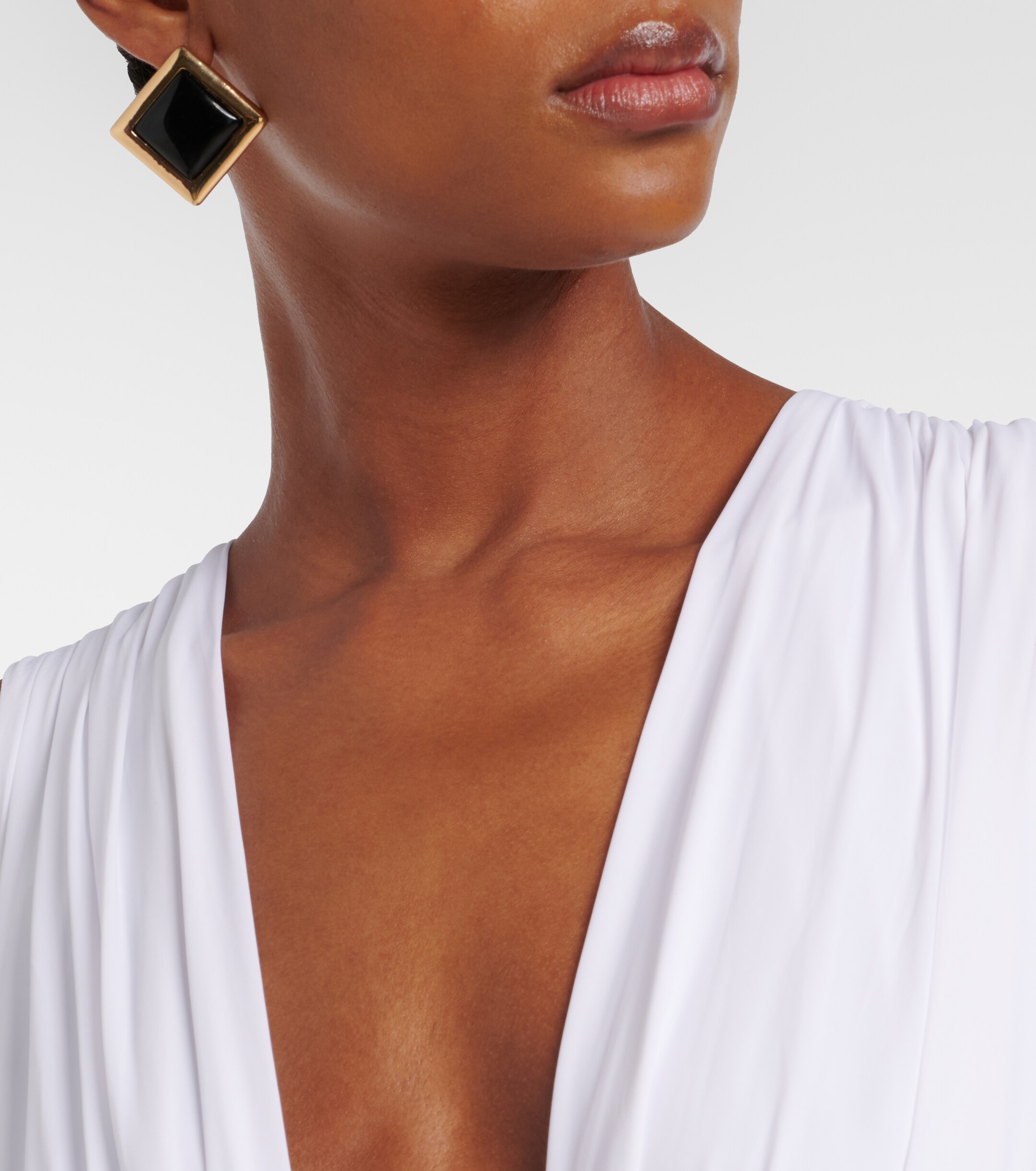 Balmain Balmain Embellished jersey maxi dress