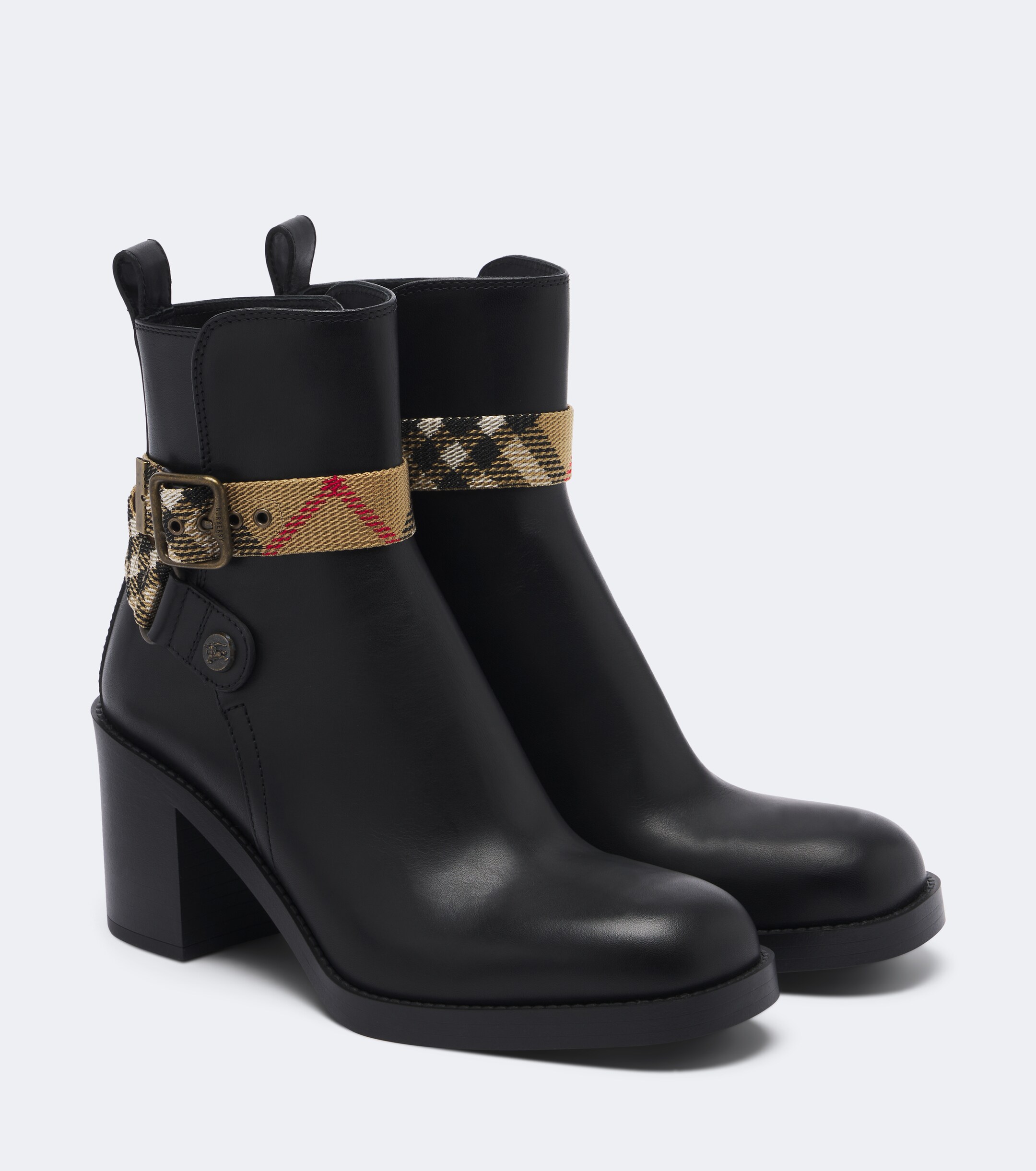 Burberry Burberry Huntley leather ankle boots