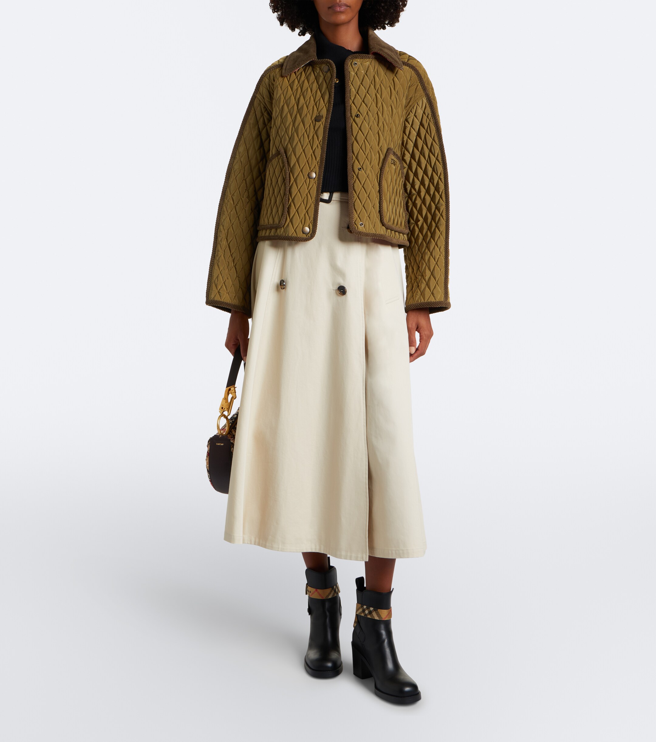 Burberry Burberry Huntley leather ankle boots