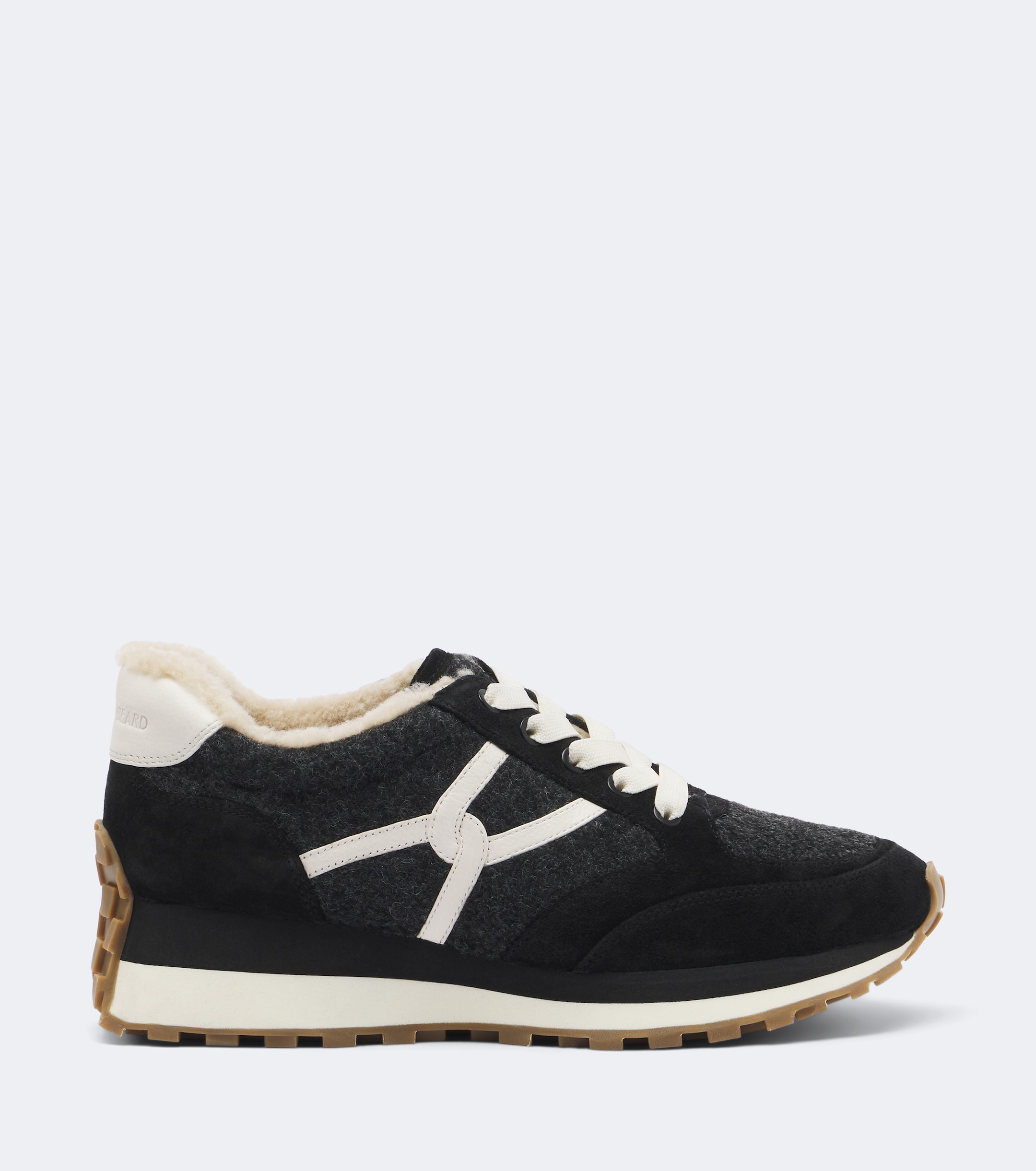 Veronica Beard Veronica Beard Valentina suede-trimmed sneakers
