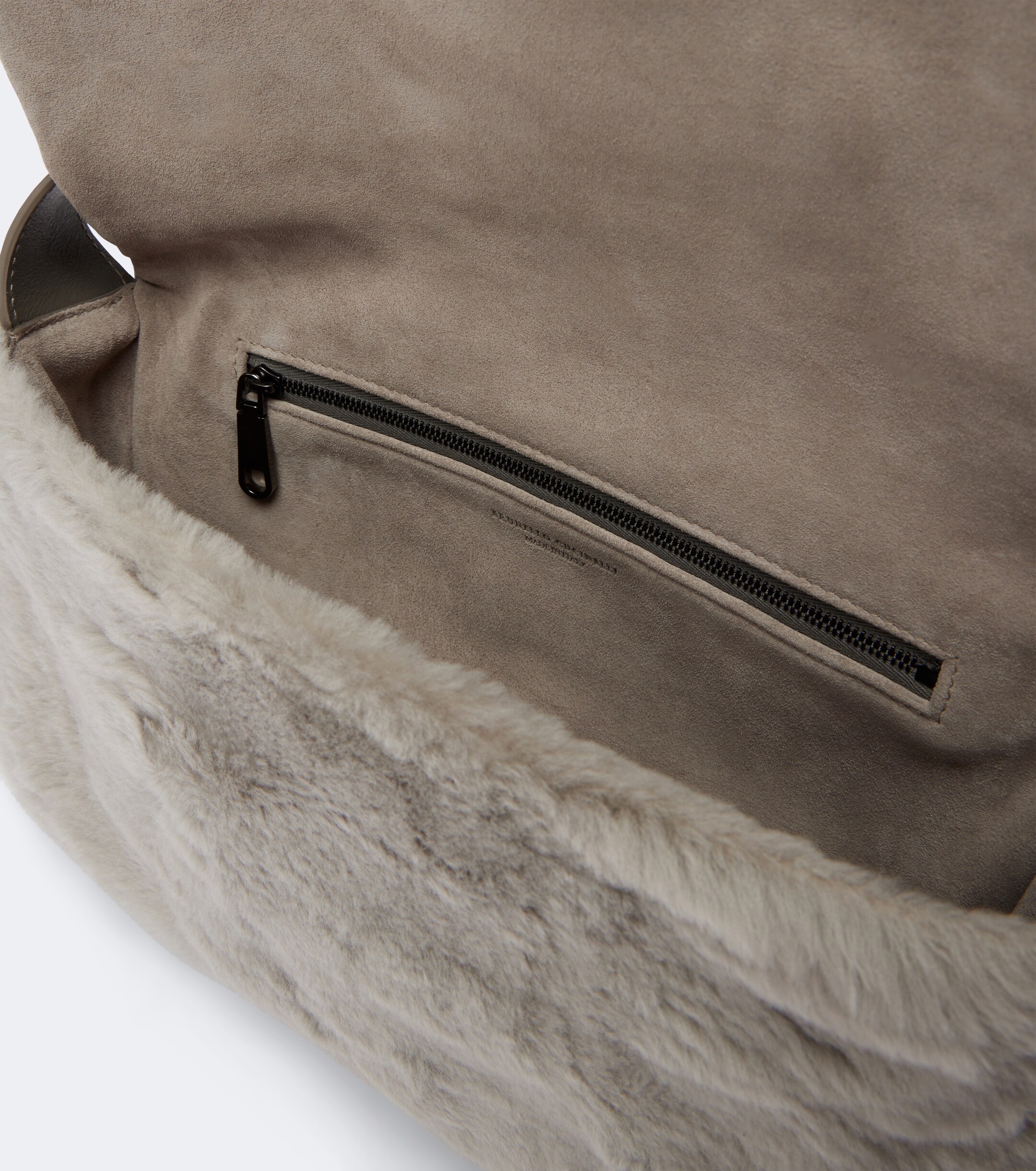 Brunello Cucinelli Brunello Cucinelli Medium shearling crossbody bag