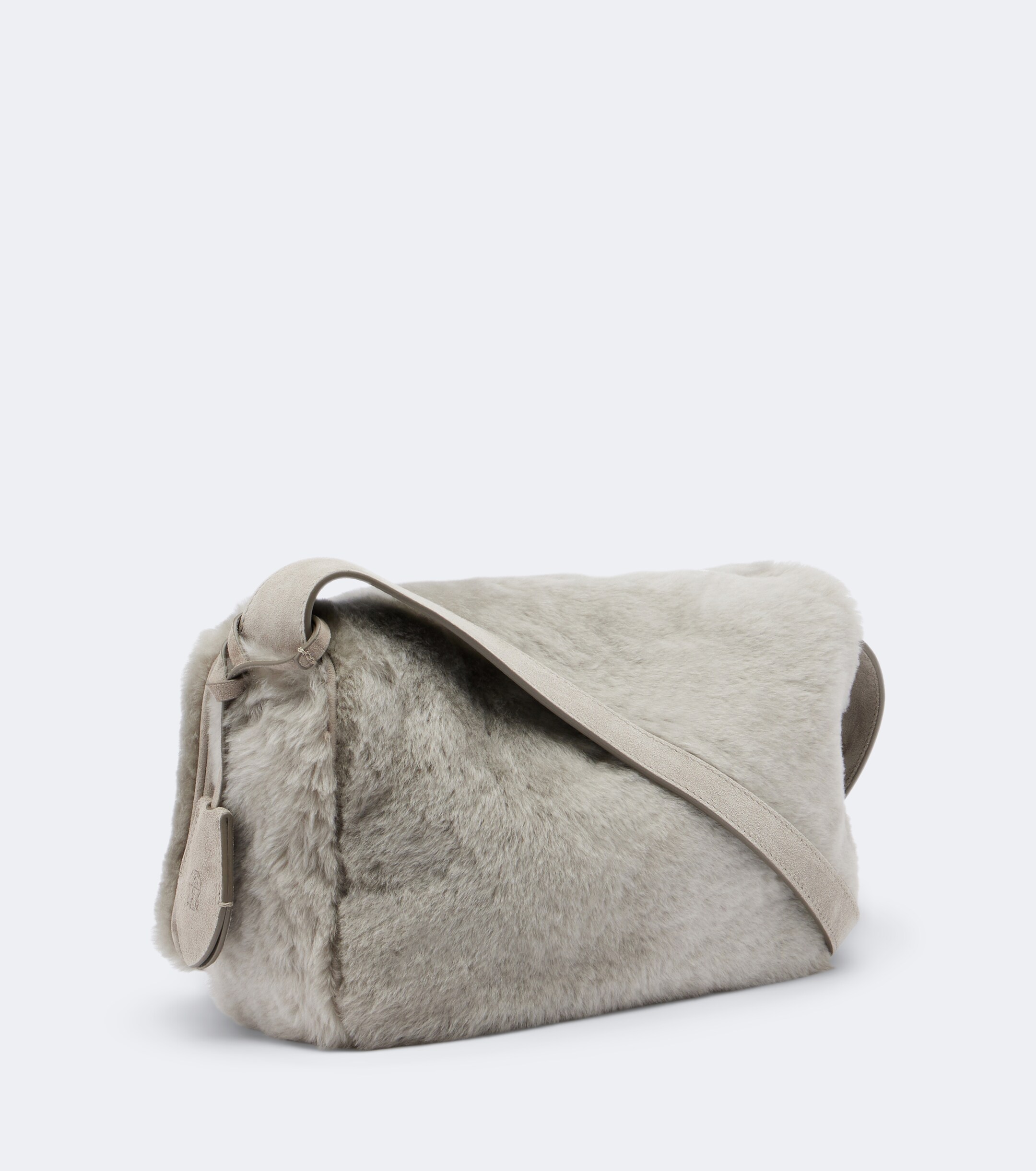 Brunello Cucinelli Brunello Cucinelli Medium shearling crossbody bag