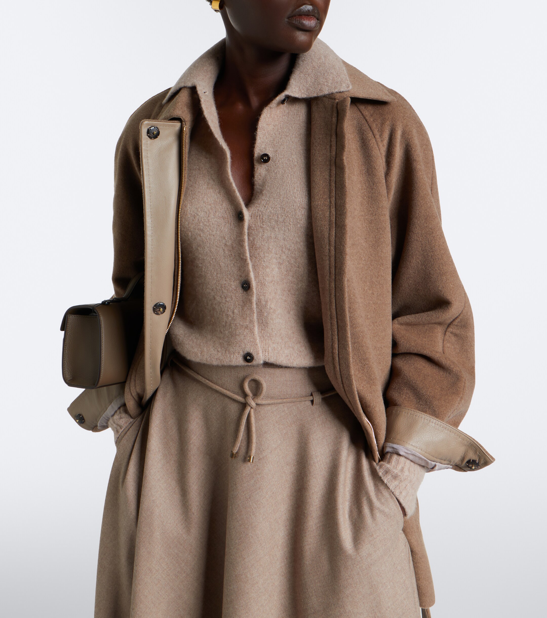 Max Mara Max Mara Knitted cashmere-blend cardigan