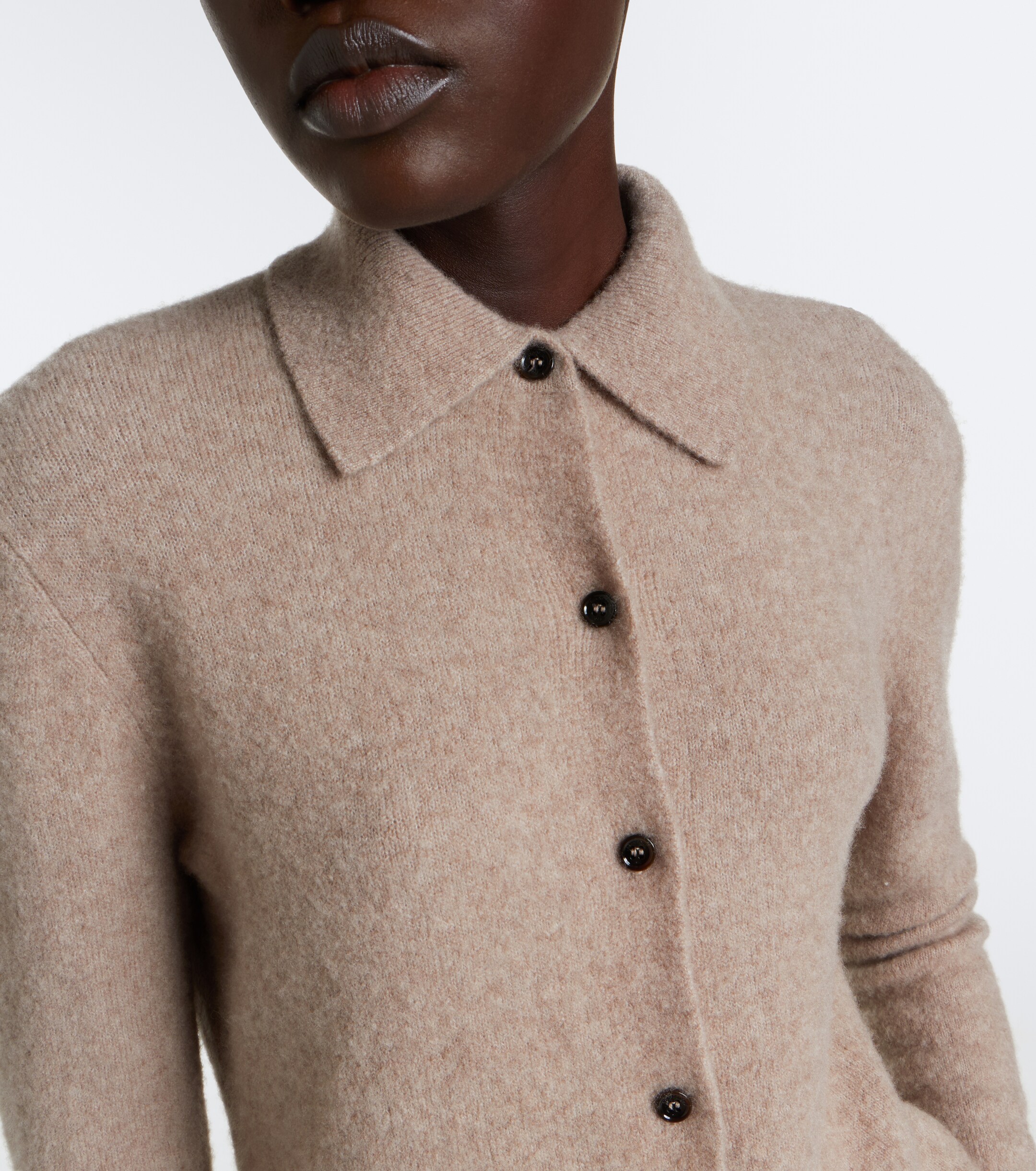 Max Mara Max Mara Knitted cashmere-blend cardigan