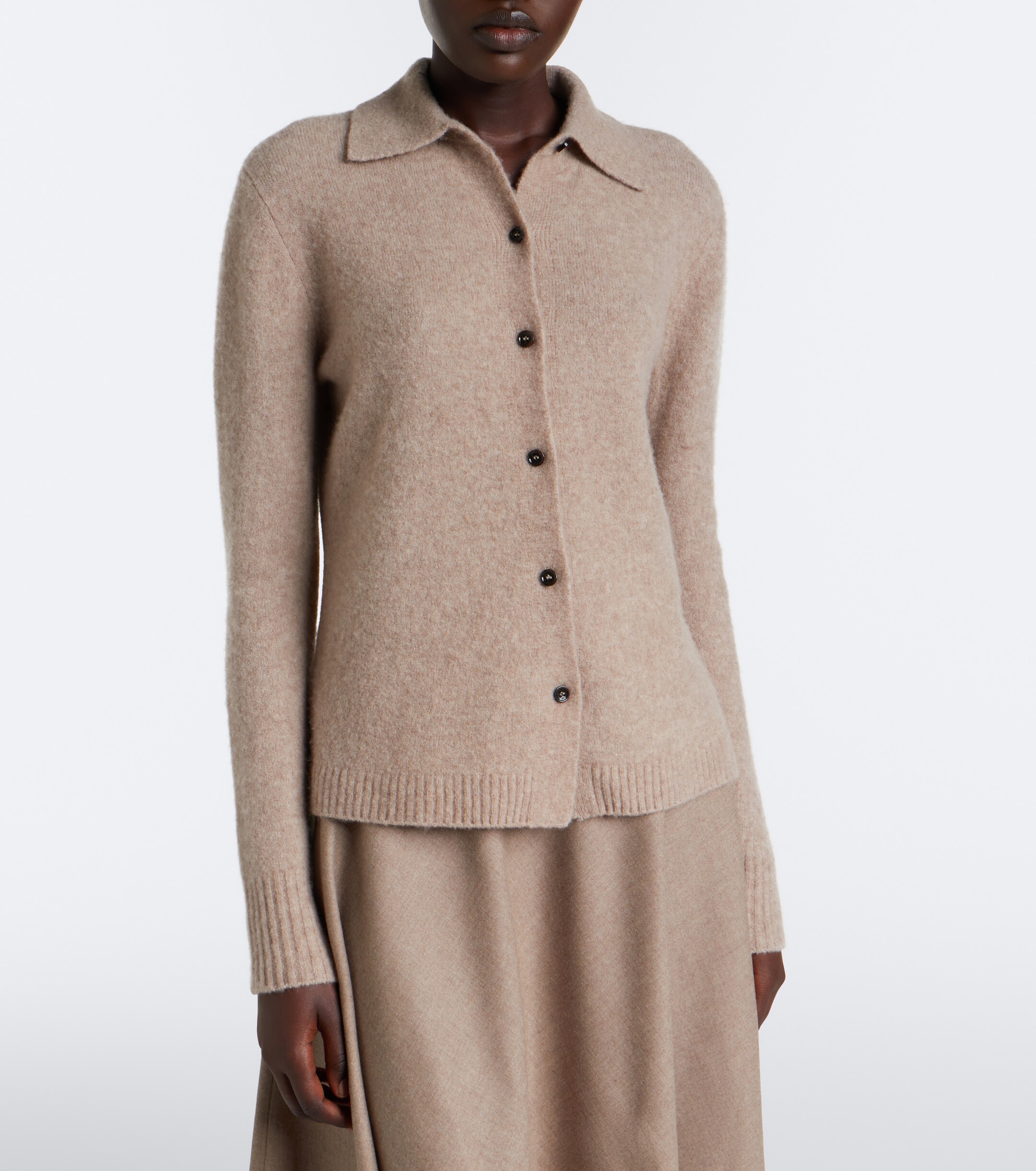 Max Mara Max Mara Knitted cashmere-blend cardigan