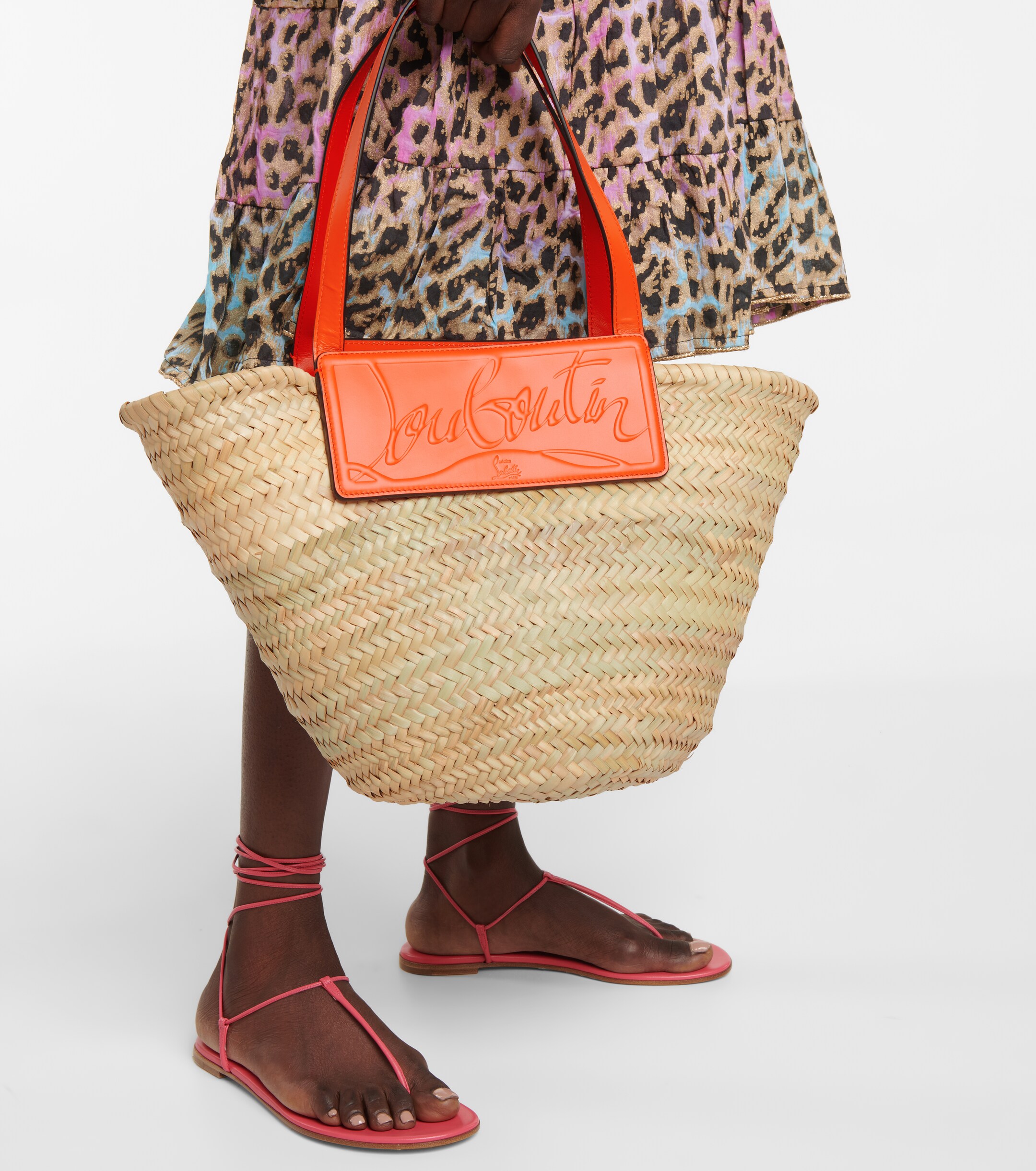 CHRISTIAN LOUBOUTIN Loubishore woven tote