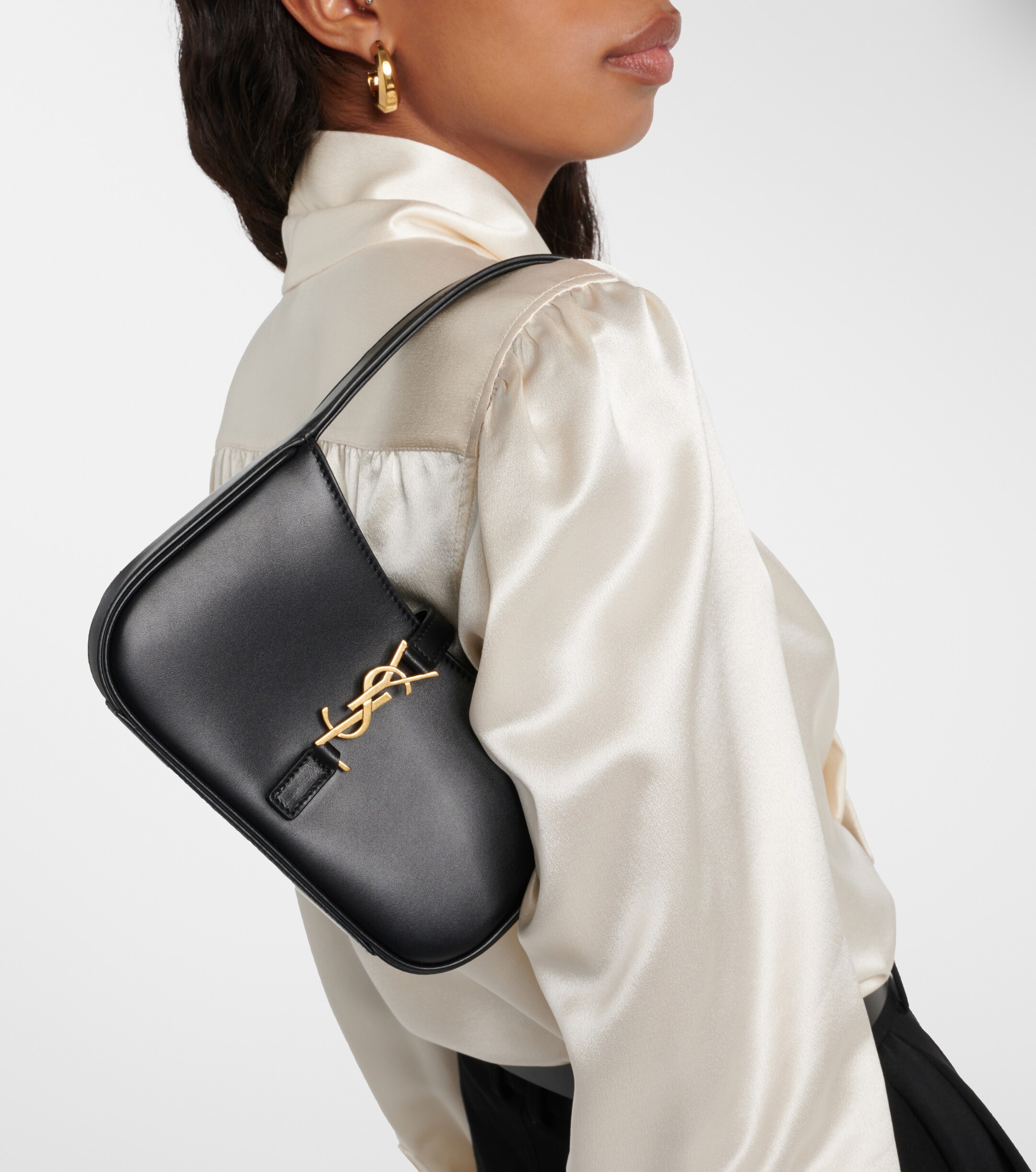 Saint Laurent Le 5 à 7 Mini leather shoulder bag
