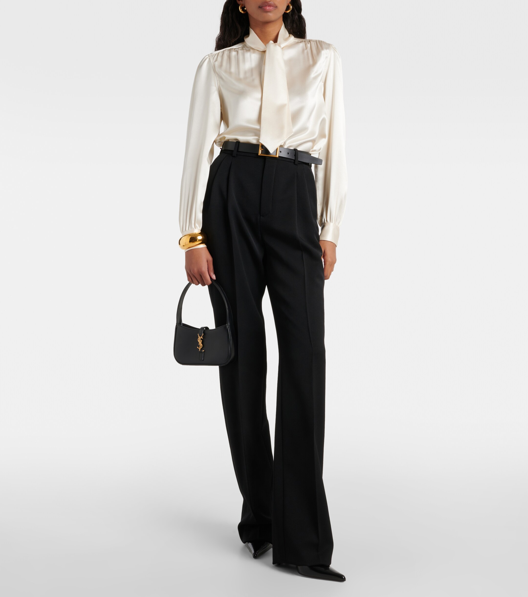 Saint Laurent Le 5 à 7 Mini leather shoulder bag