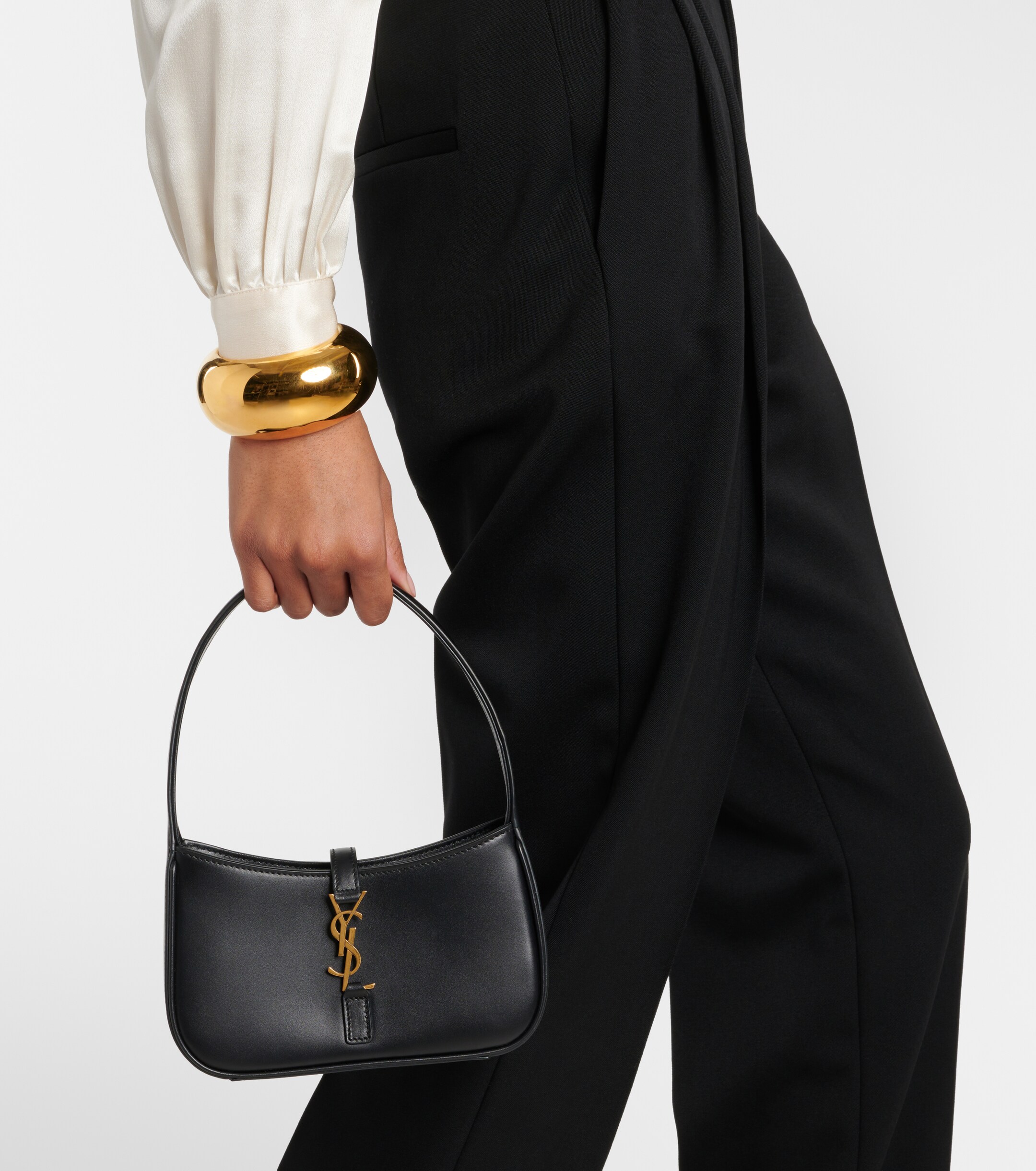 Saint Laurent Le 5 à 7 Mini leather shoulder bag