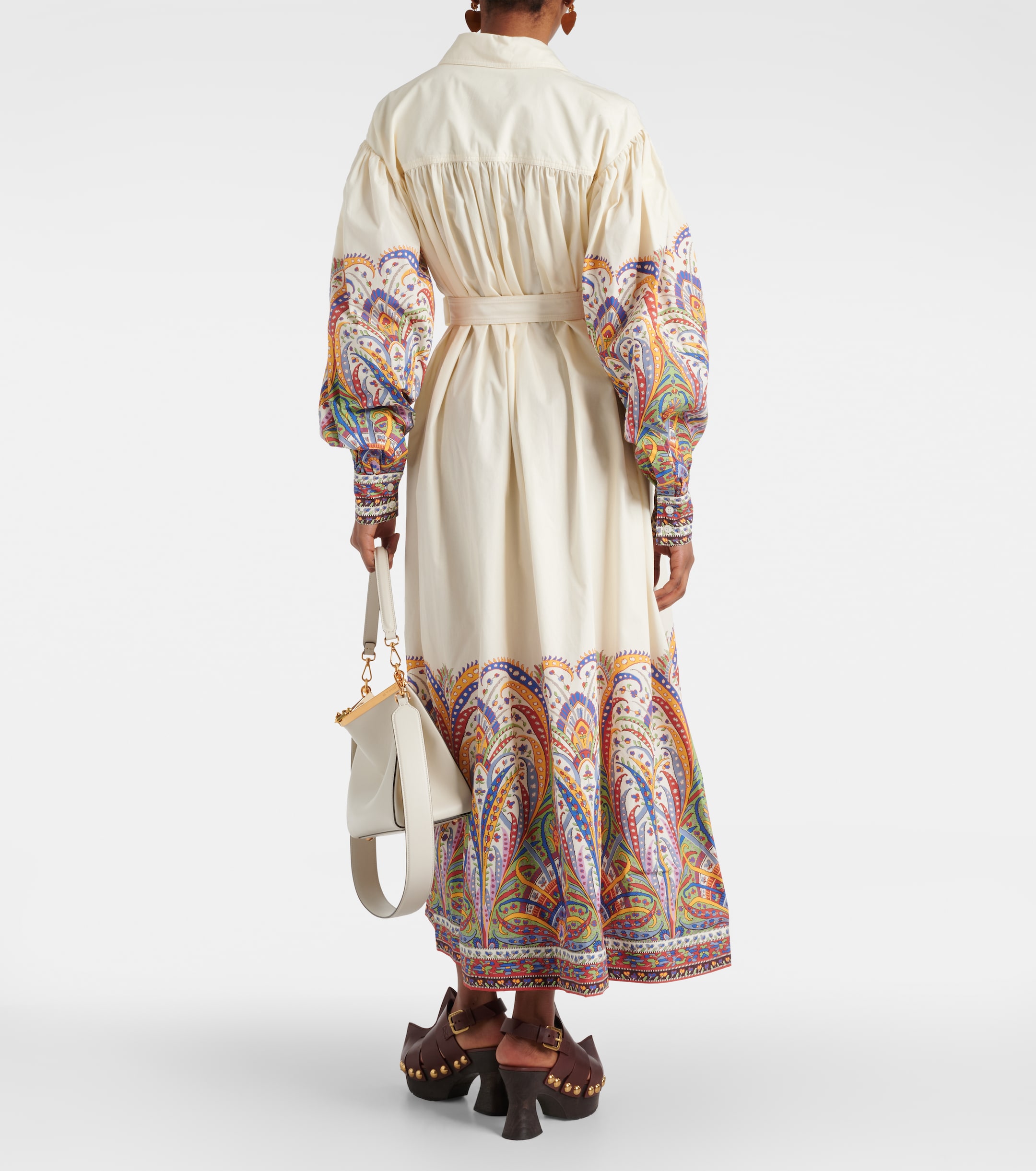Etro Paisley cotton poplin shirt dress
