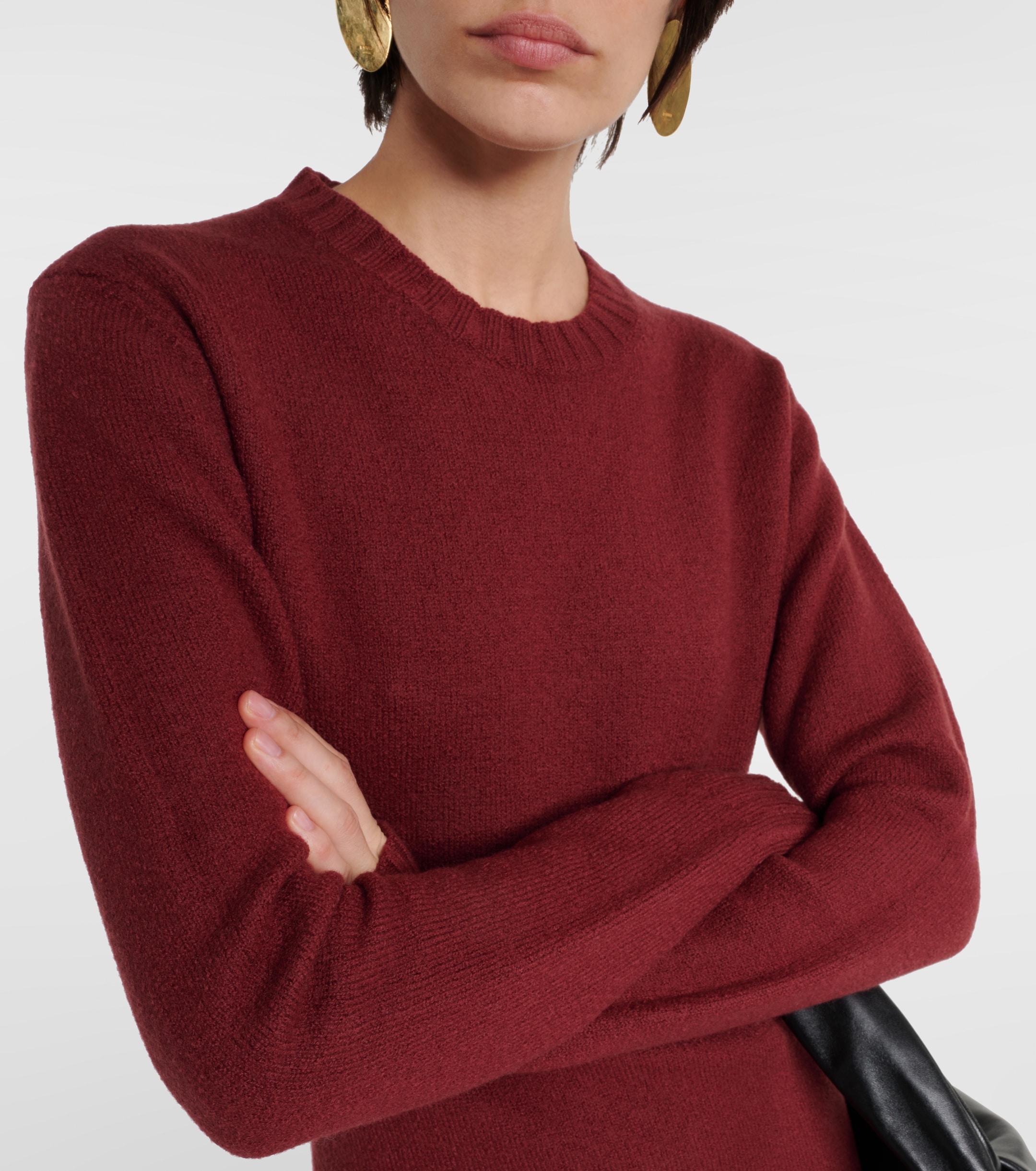 Jil Sander Asymmetric wool midi dress thumbnail