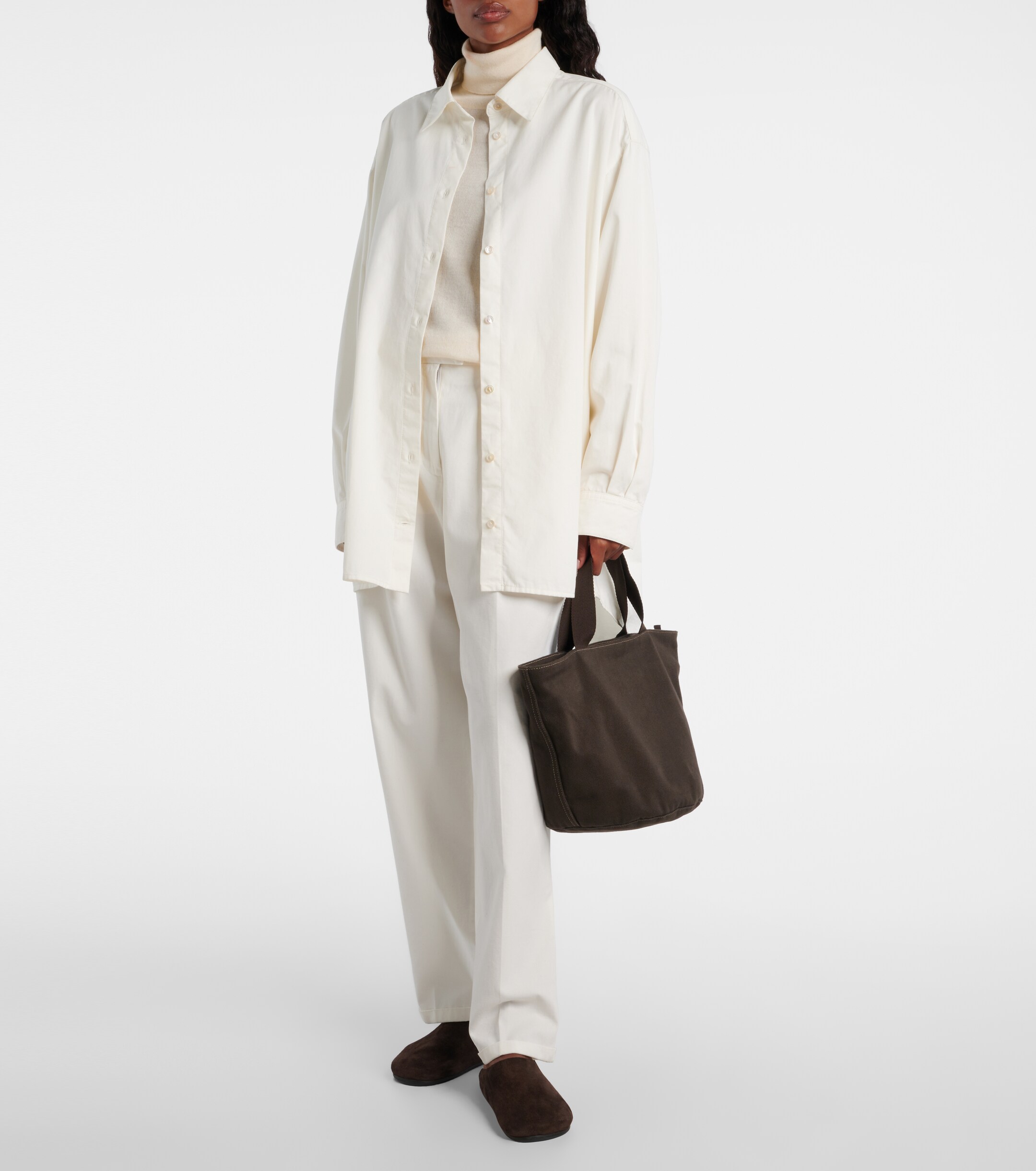 The Row Sisal Medium canvas tote bag