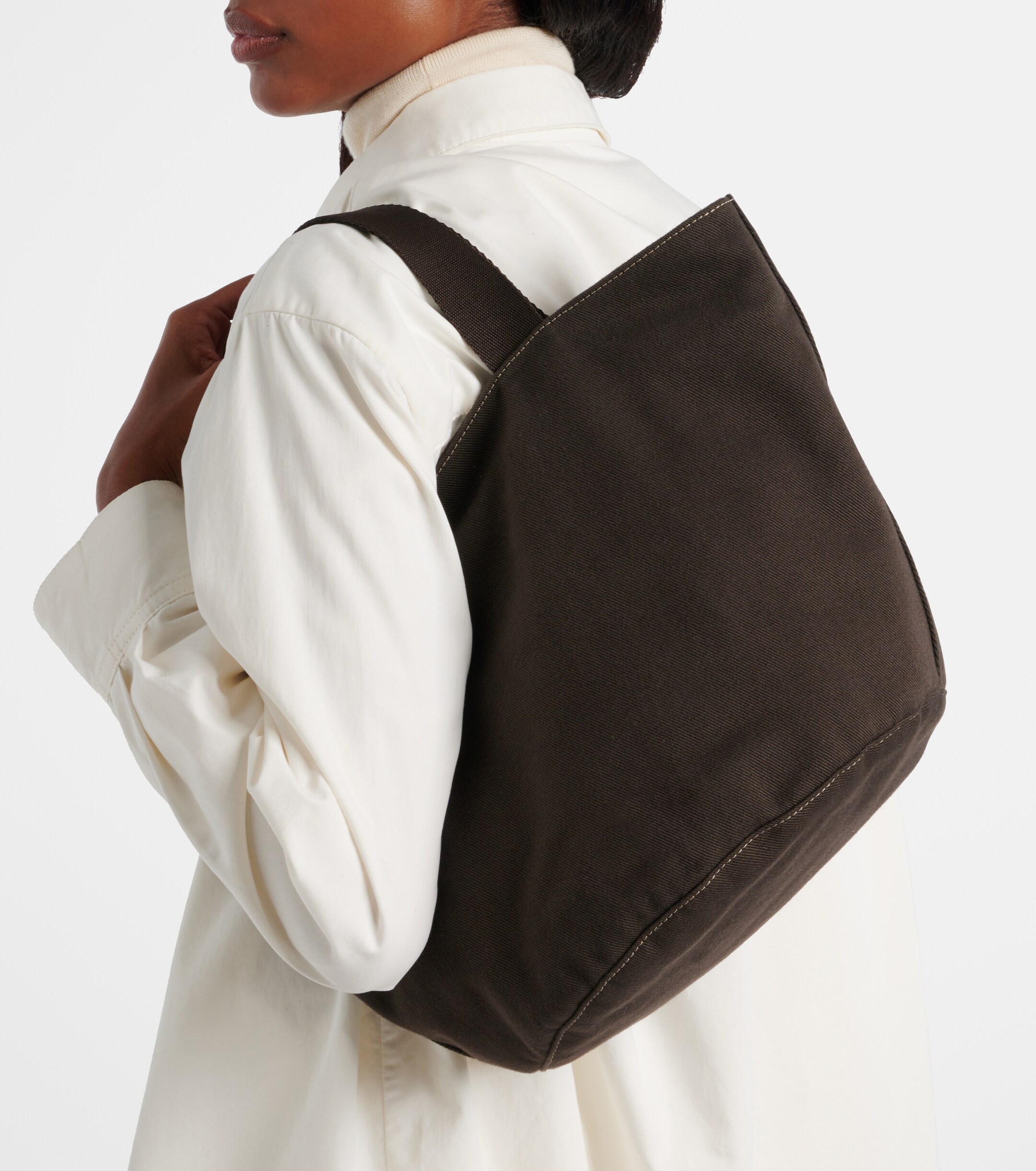 The Row Sisal Medium canvas tote bag