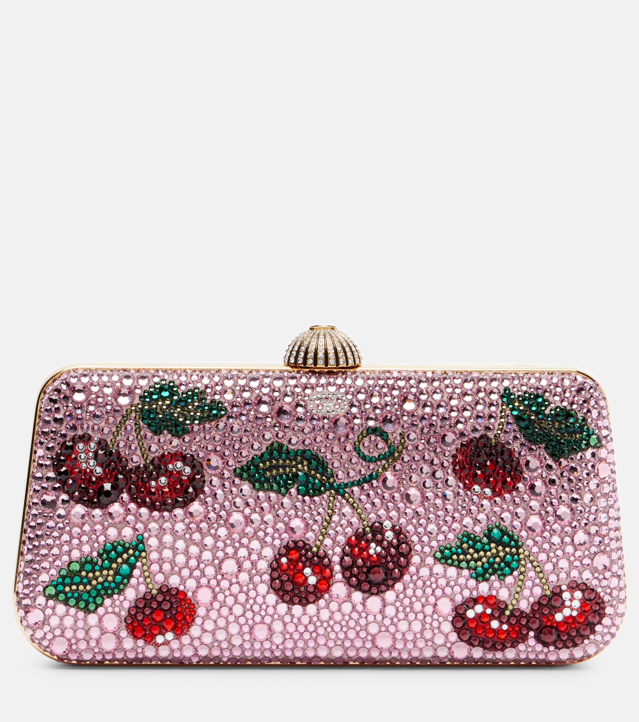 Valentino Garavani Carry Secrets Cherryfic embellished clutch