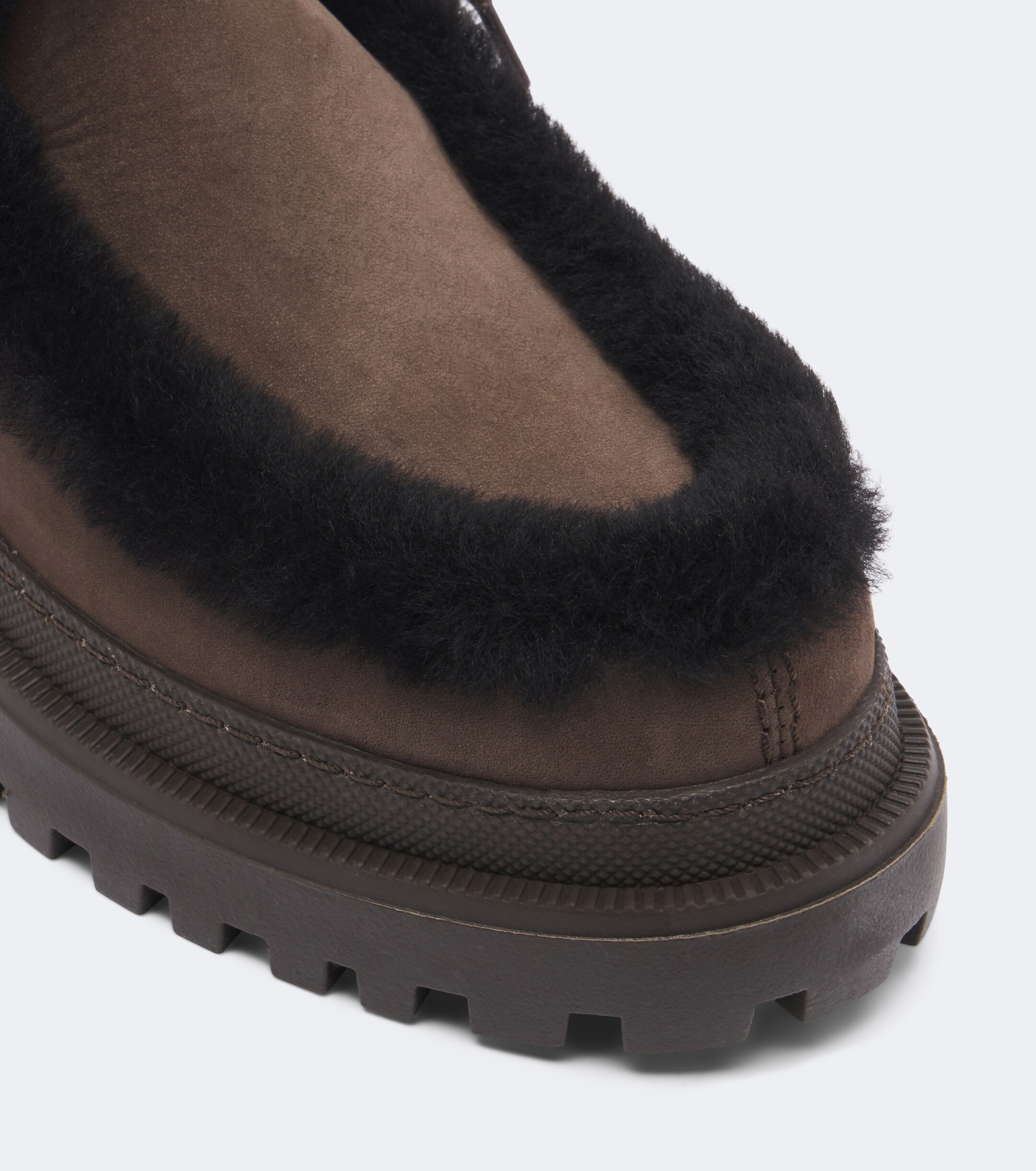 Yves Salomon Yves Salomon Shearling-lined suede ankle boots