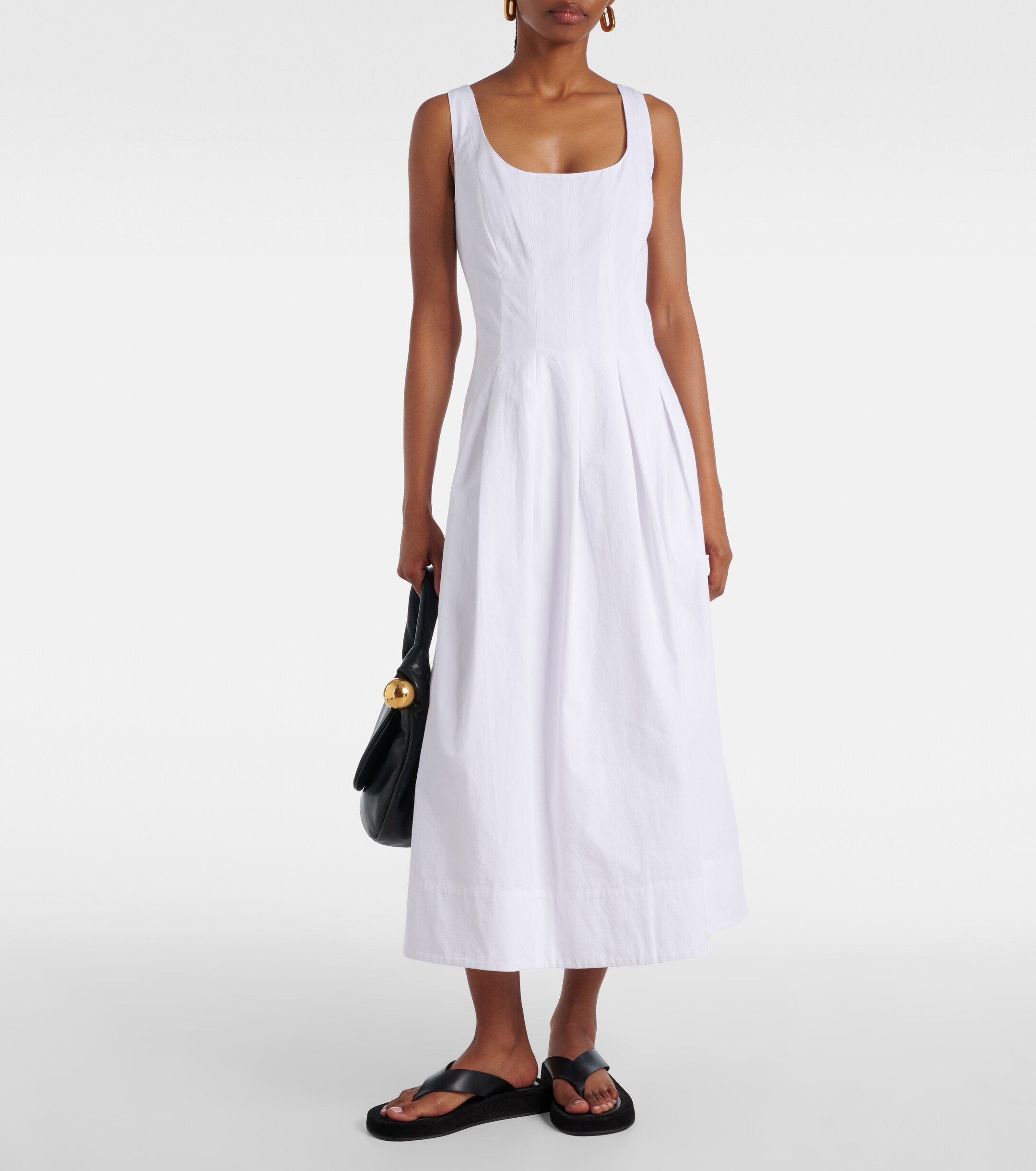 Proenza Schouler White Label Shelby cotton midi dress