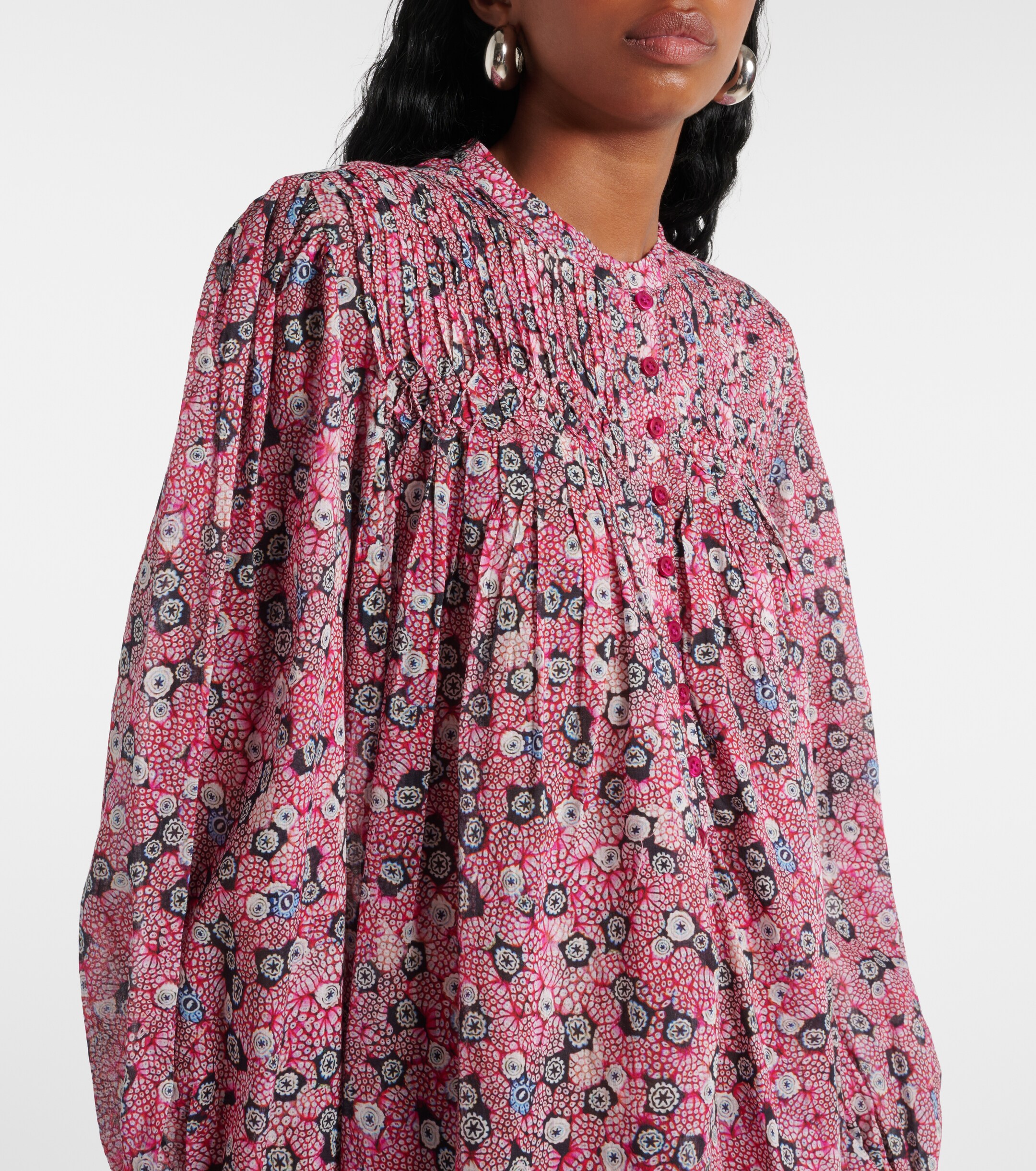 Marant Étoile Danael printed cotton voile minidress thumbnail