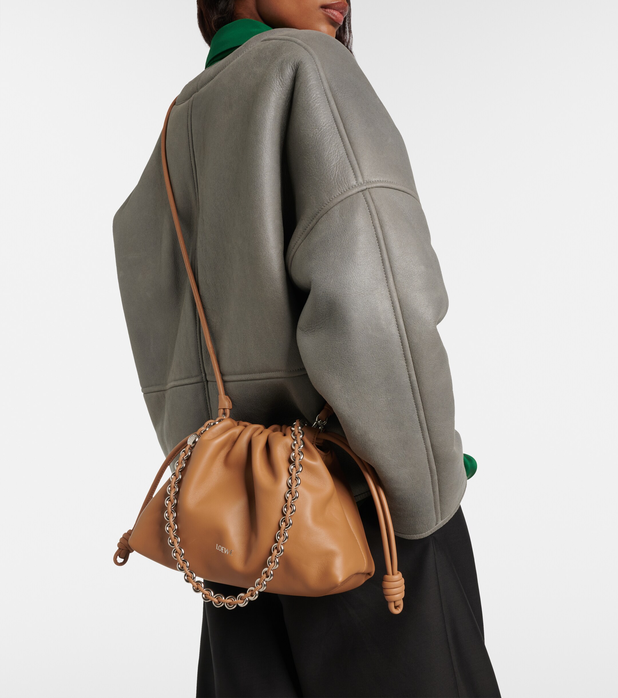 Loewe Flamenco Medium leather shoulder bag