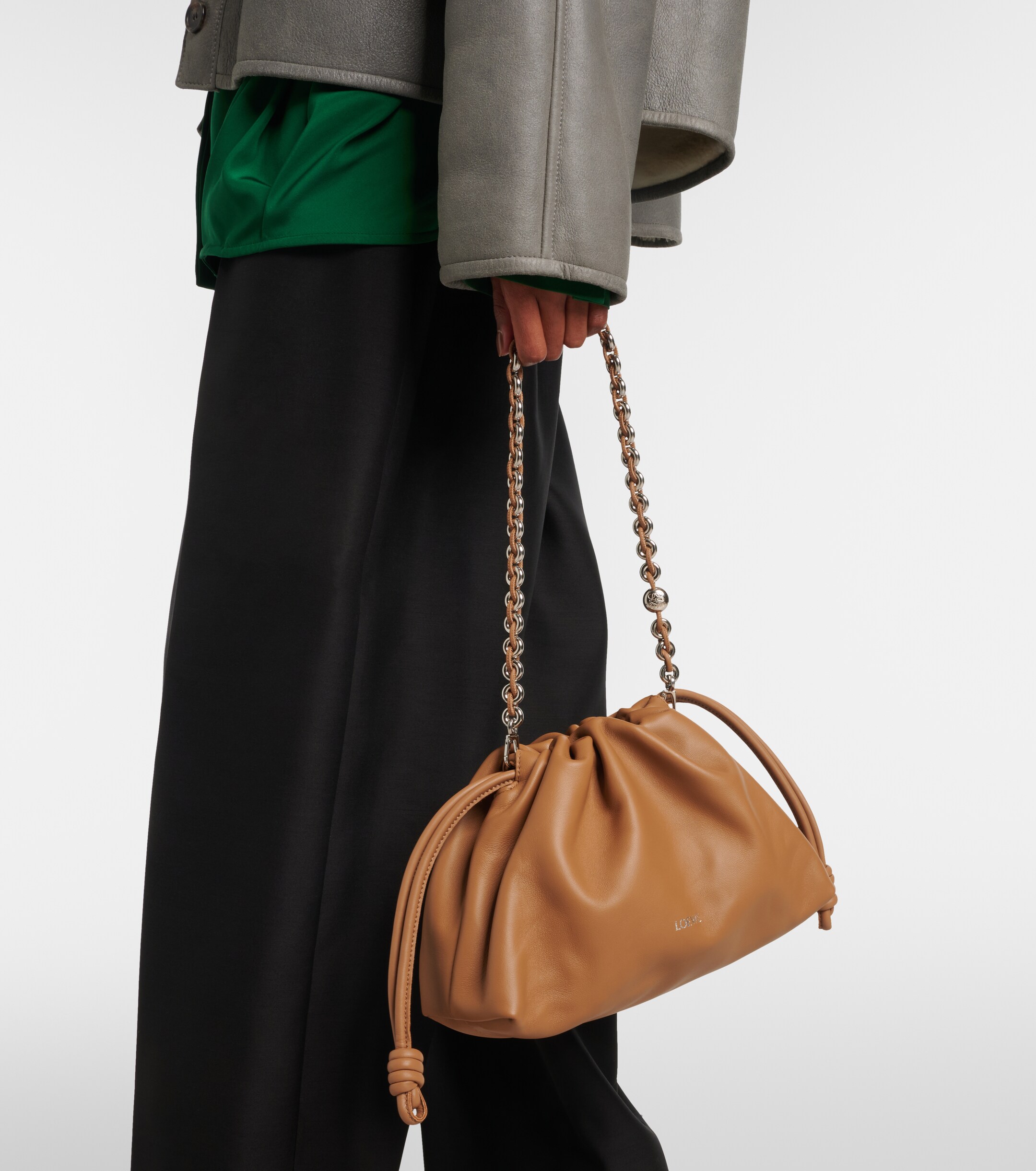Loewe Flamenco Medium leather shoulder bag