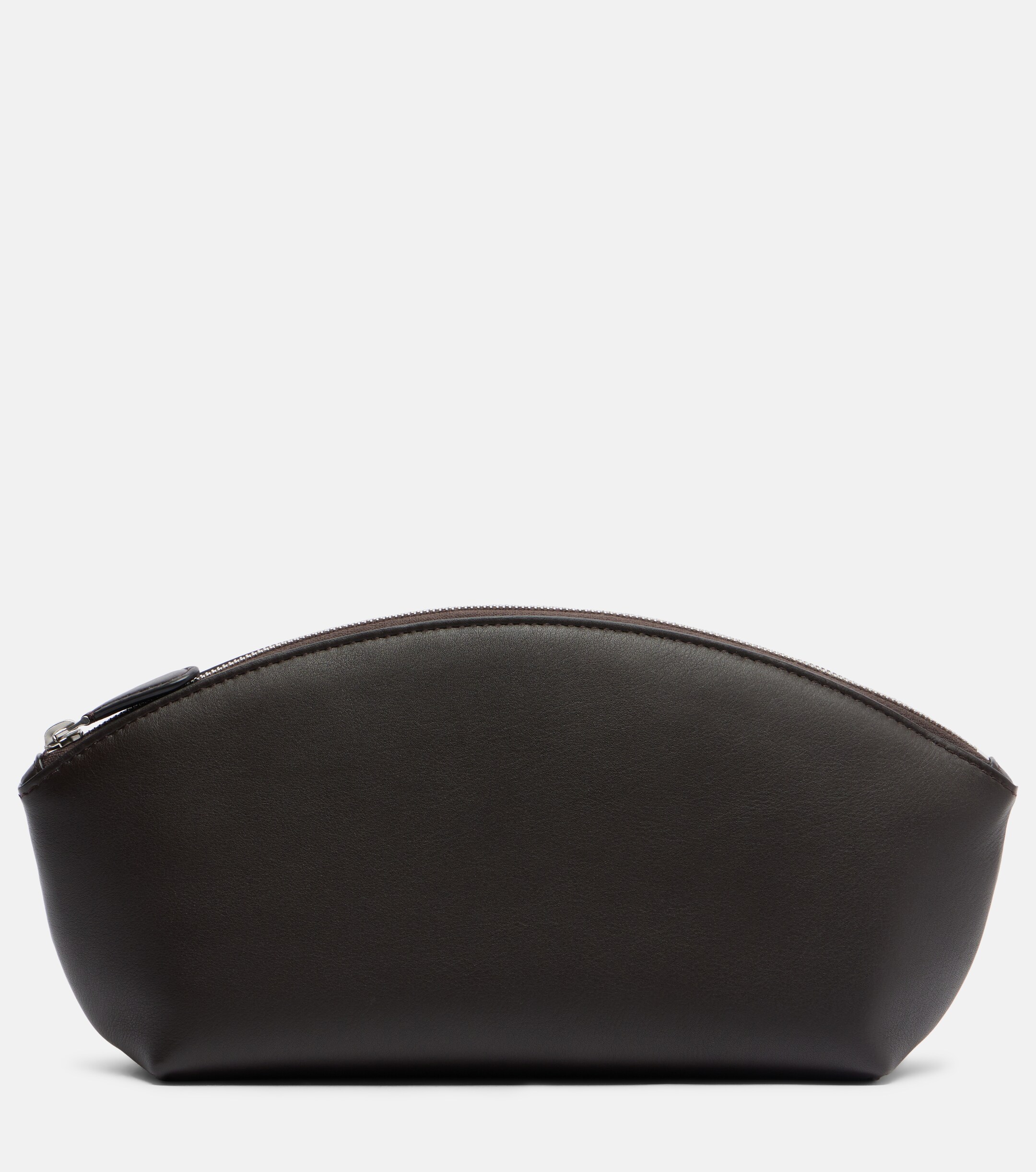 The Row Melinda leather clutch