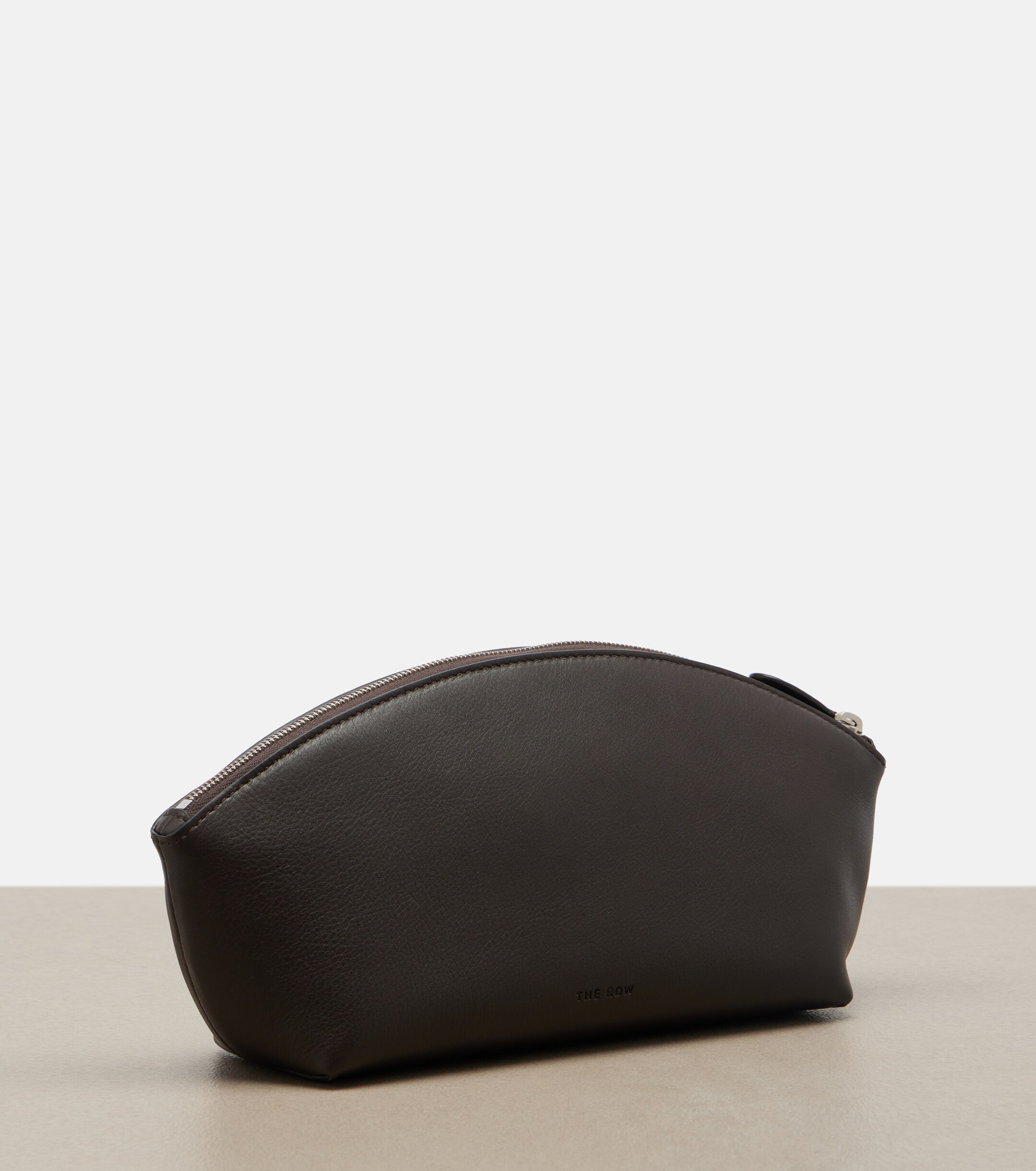 The Row Melinda leather clutch
