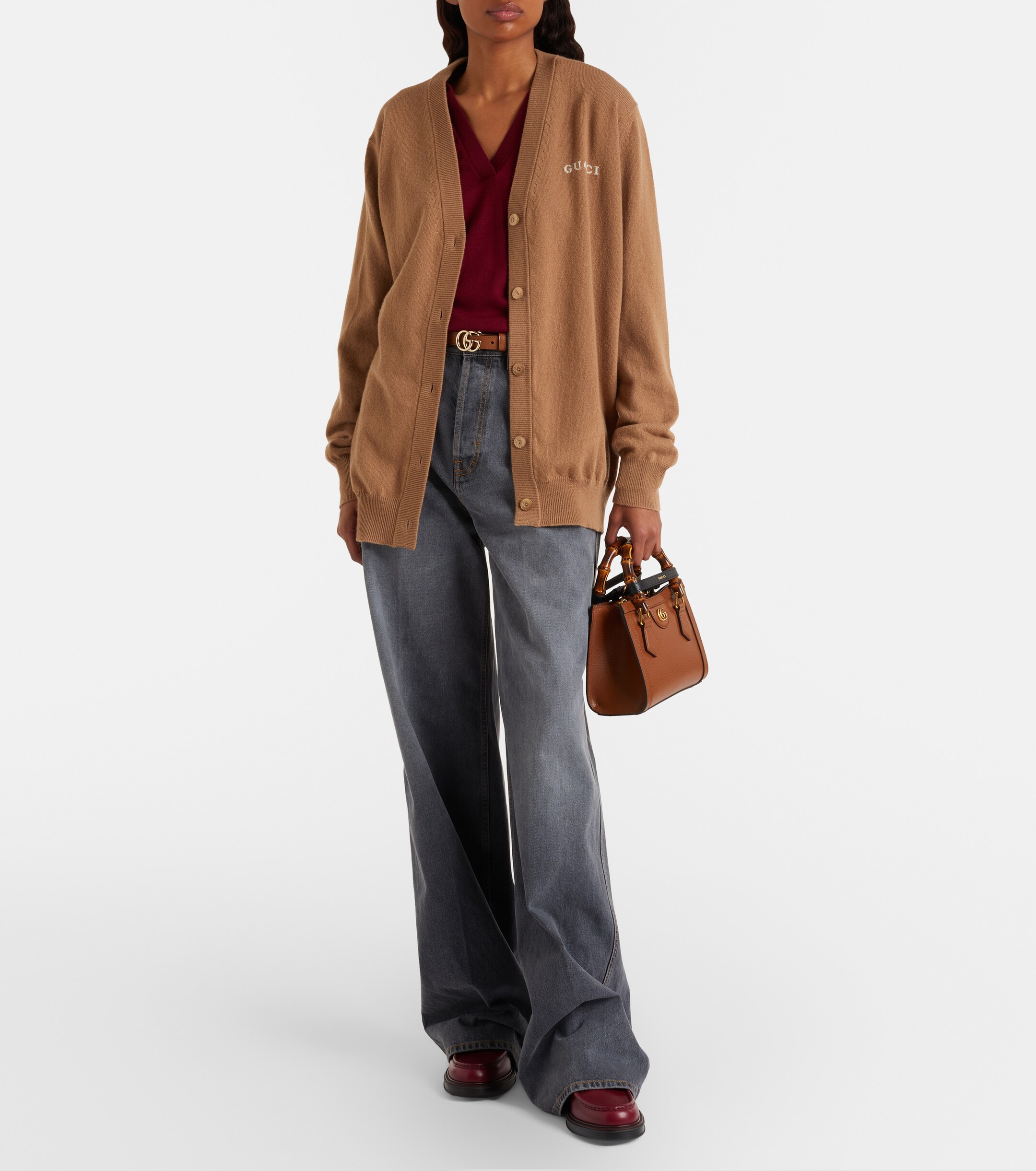 Gucci Gucci Diana Small leather top-handle bag