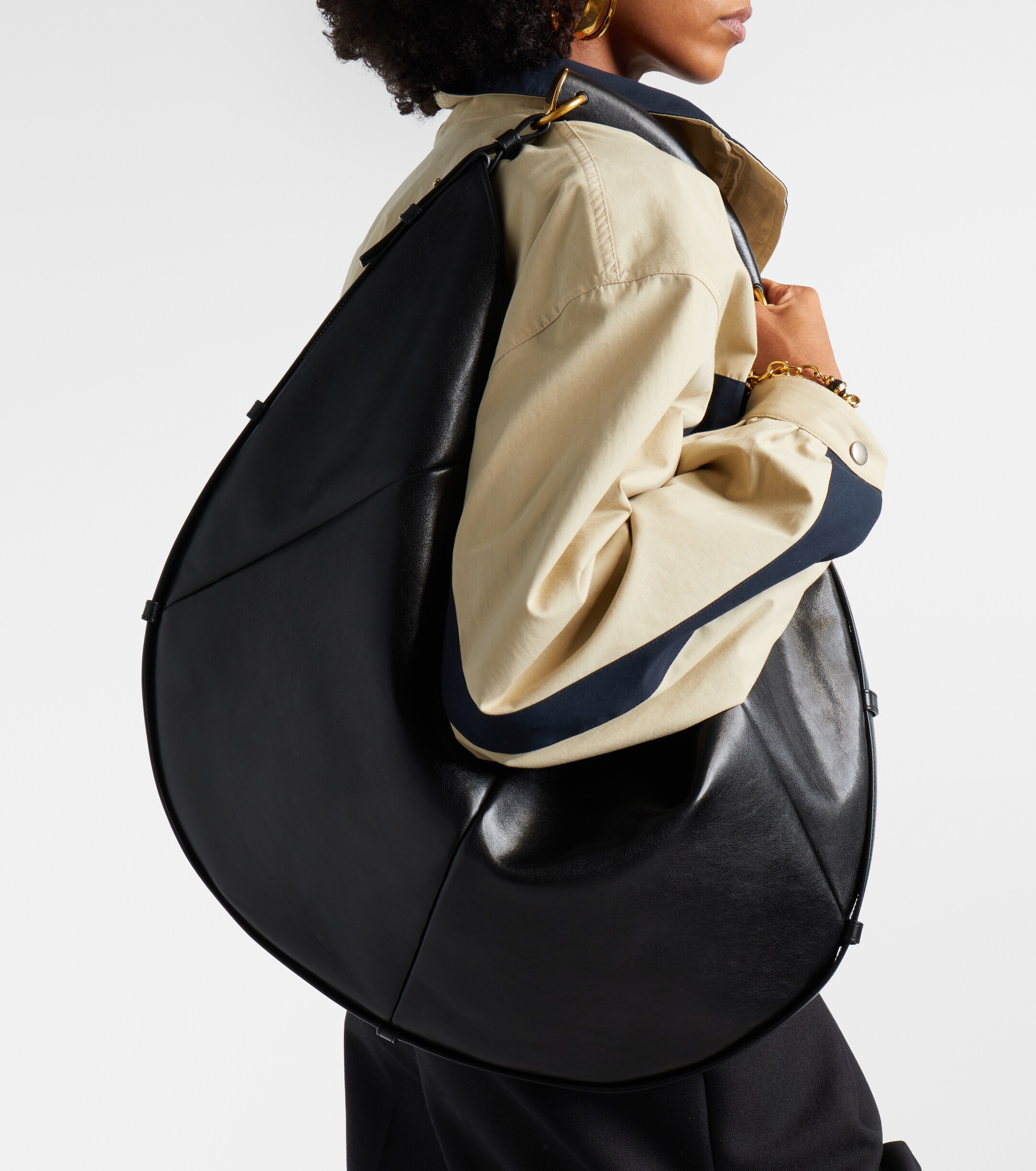Saint Laurent Mombasa Large leather shoulder bag