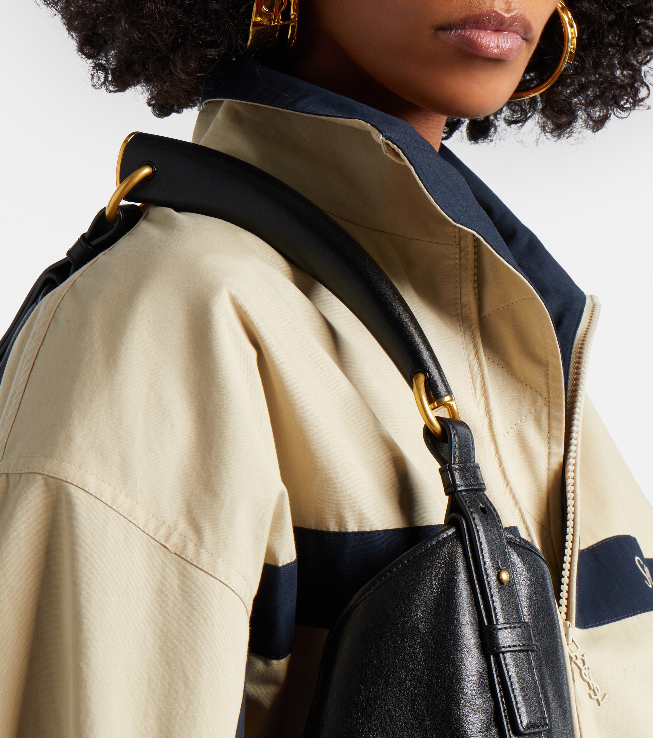 Saint Laurent Mombasa Large leather shoulder bag