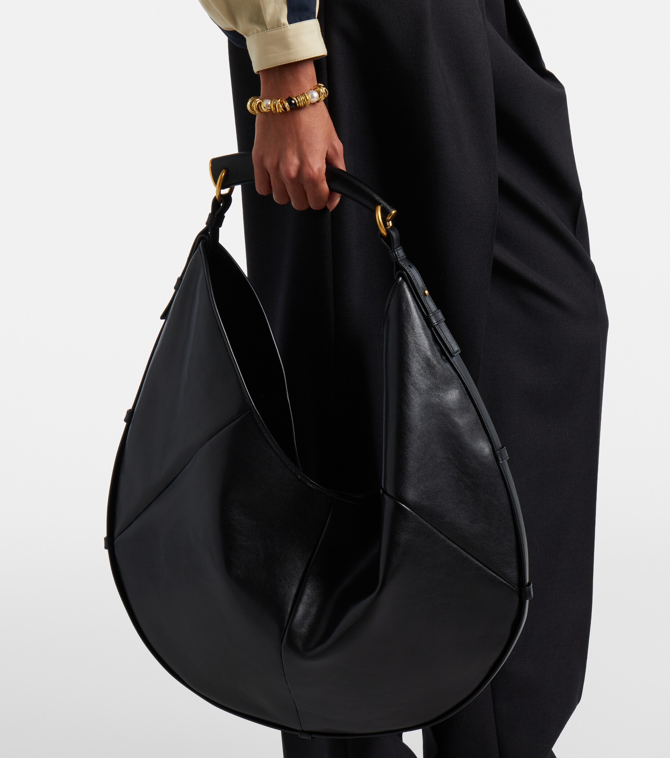 Saint Laurent Mombasa Large leather shoulder bag