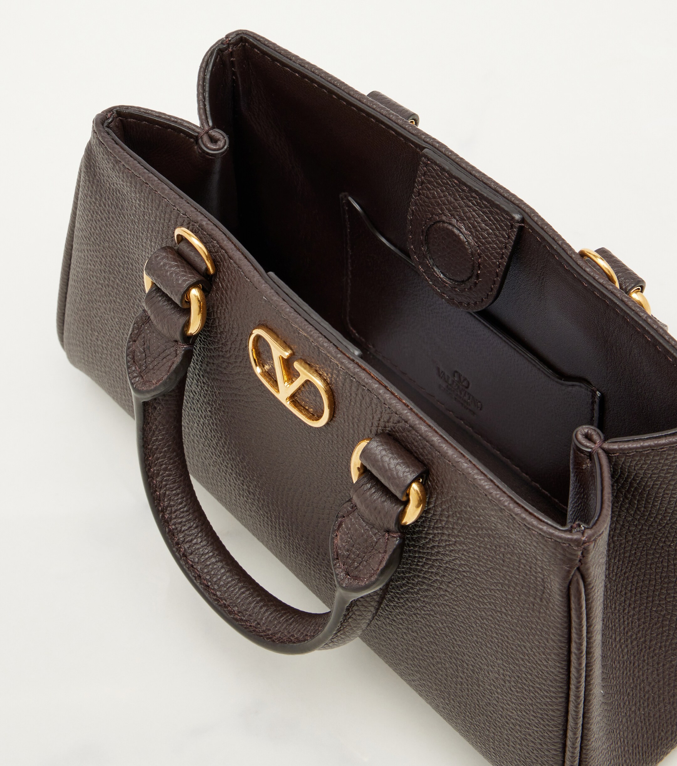 Valentino Garavani VLogo Mini leather top-handle bag thumbnail