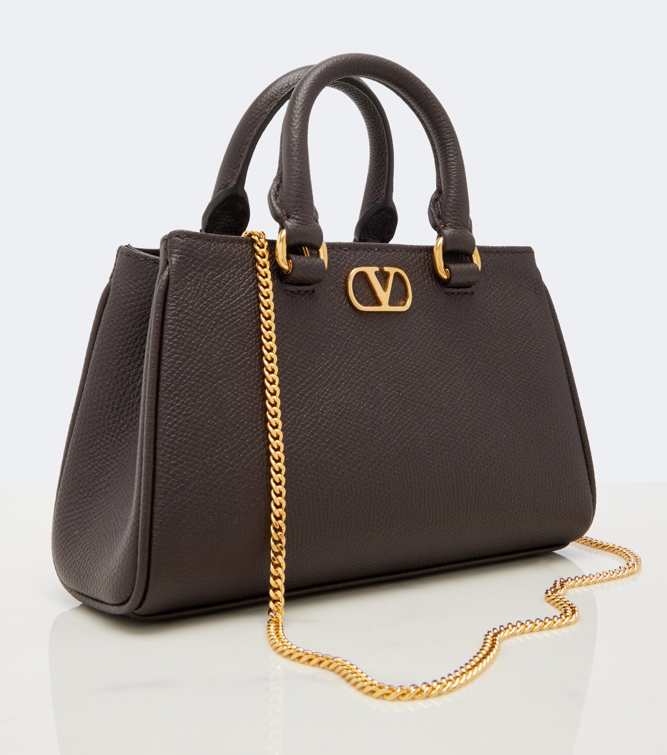 Valentino Garavani VLogo Mini leather top-handle bag thumbnail