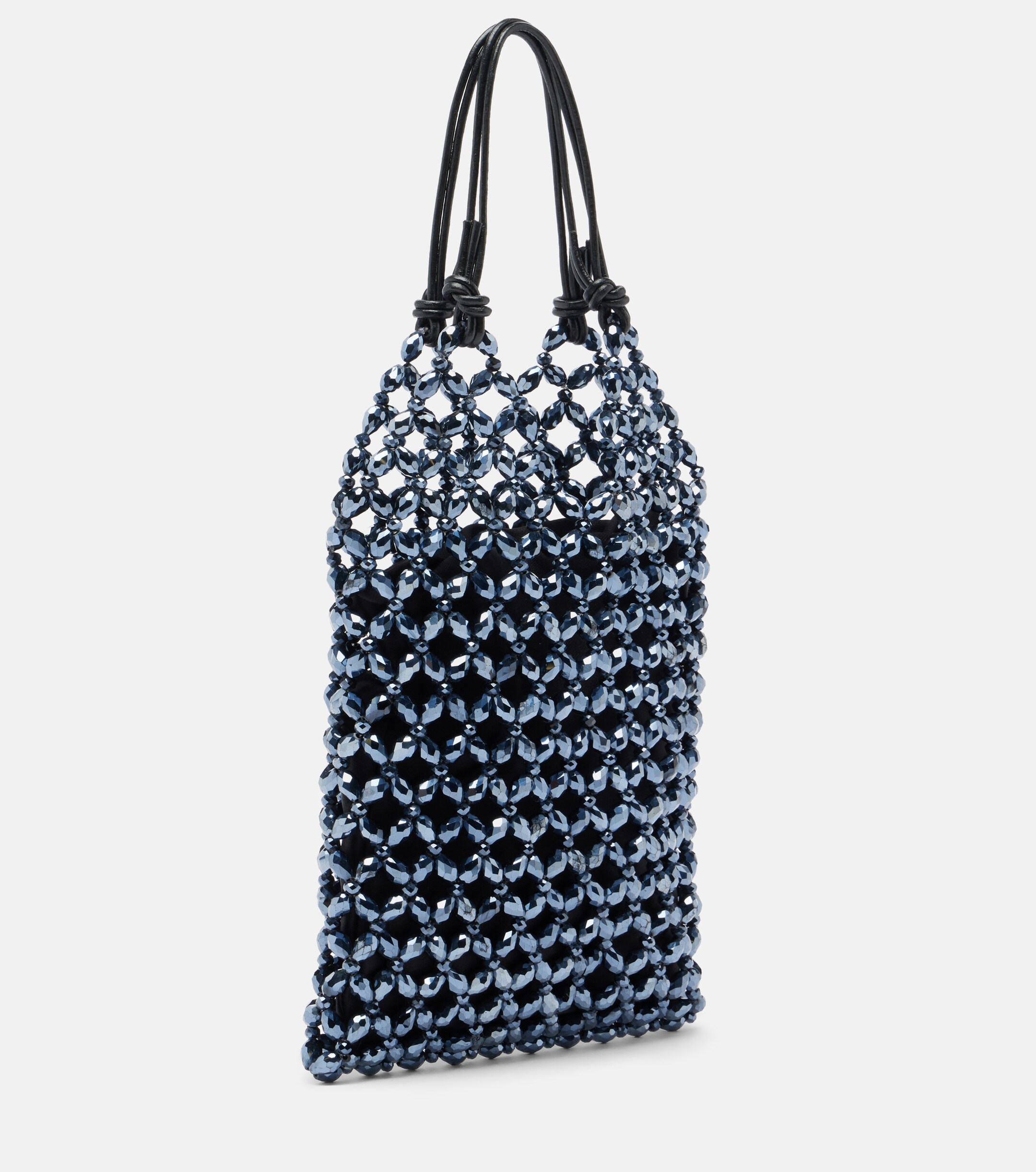 Staud Karla beaded top-handle bag