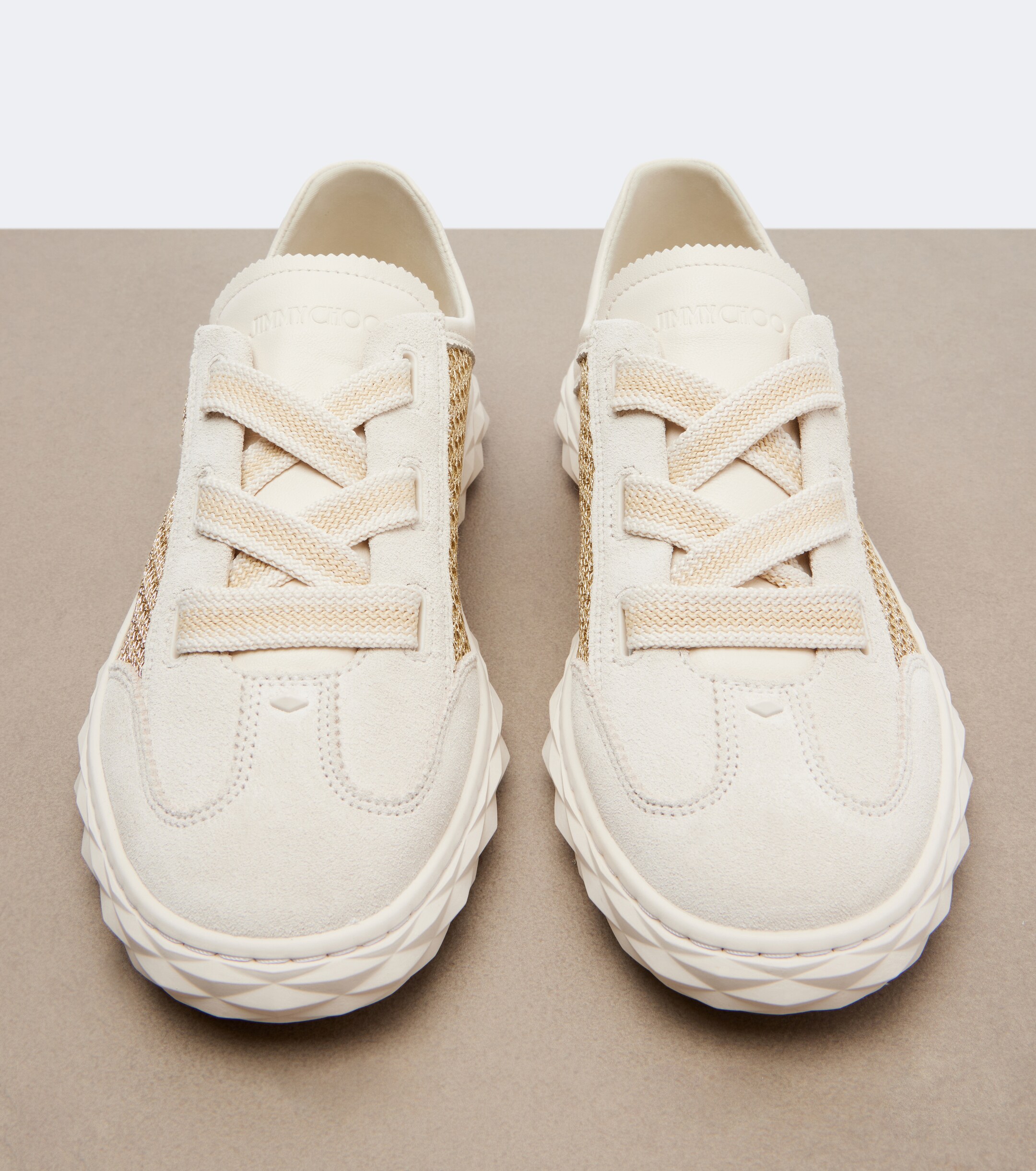 JIMMY CHOO Jimmy Choo Diamond Light Flex suede sneakers