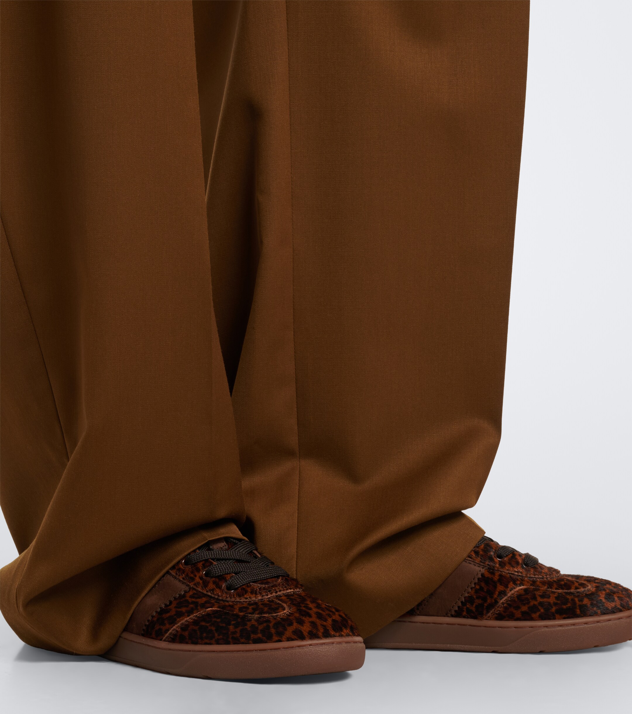 Hogan Hogan H647 leopard-print calf hair sneakers