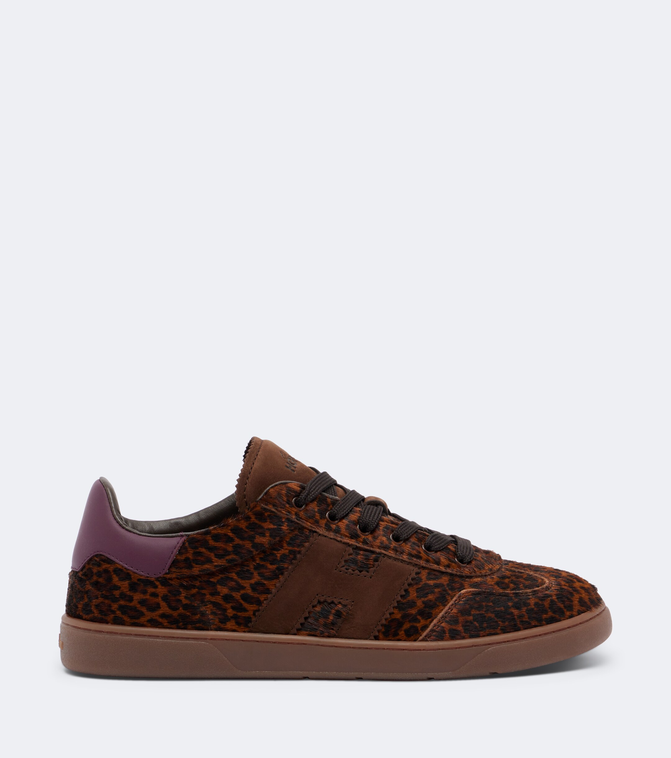 Hogan Hogan H647 leopard-print calf hair sneakers