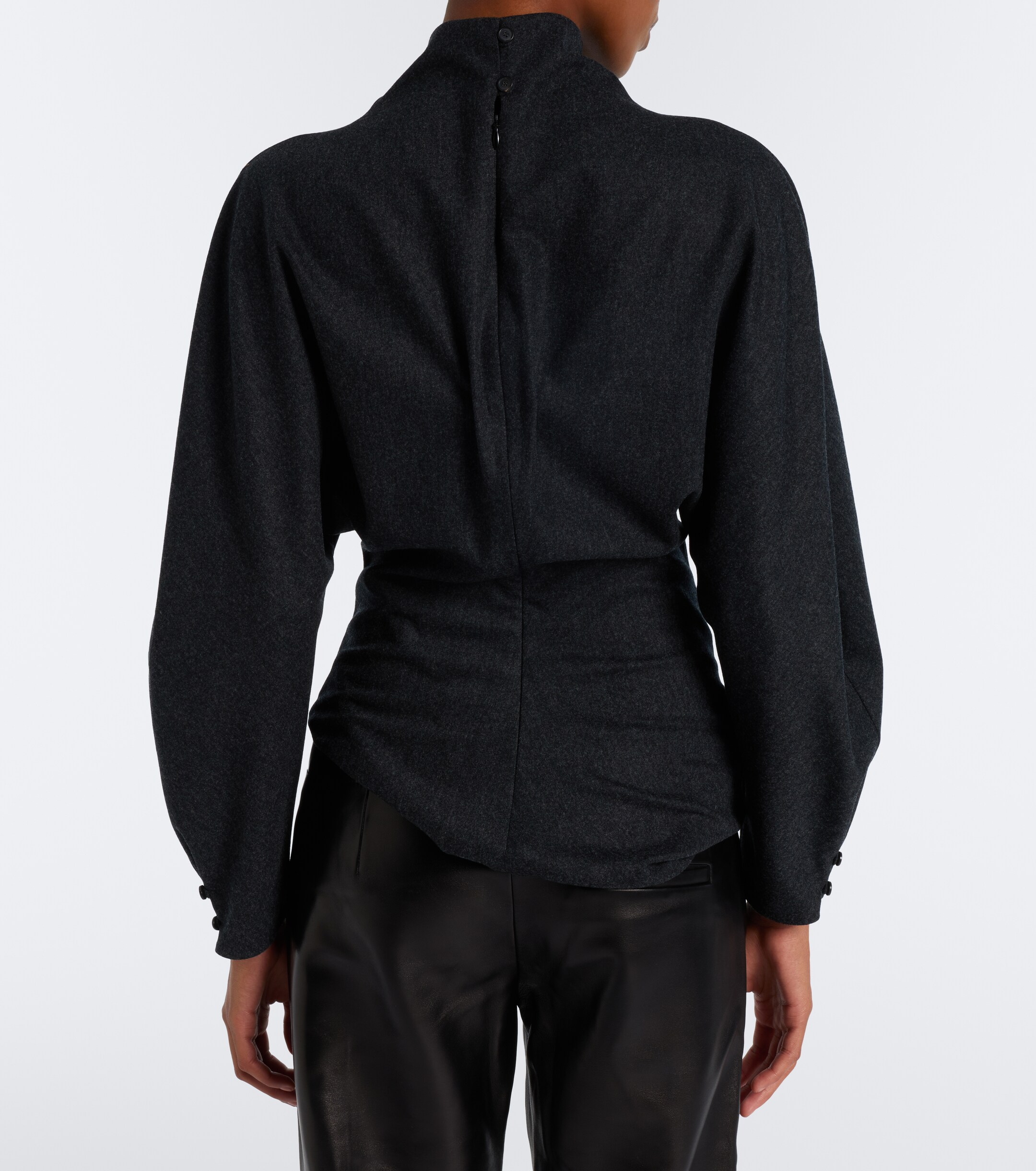 KHAITE Khaite Harlow wool and cashmere top