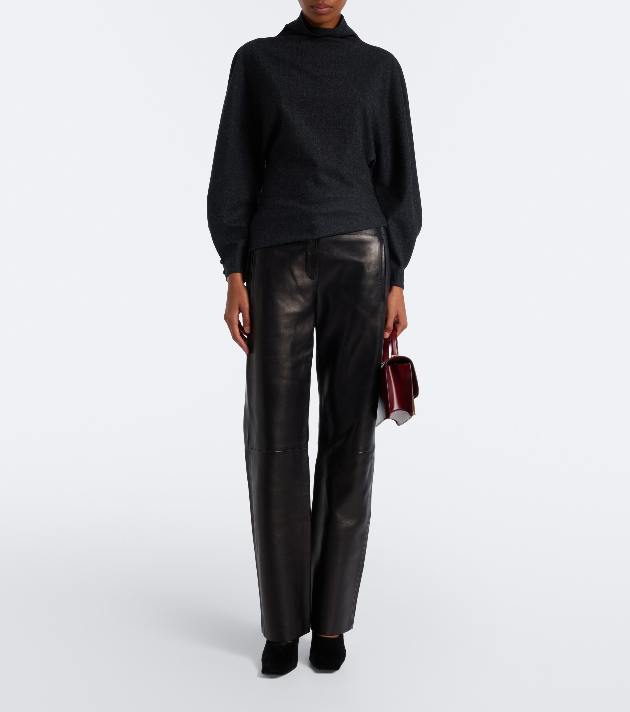 KHAITE Khaite Harlow wool and cashmere top