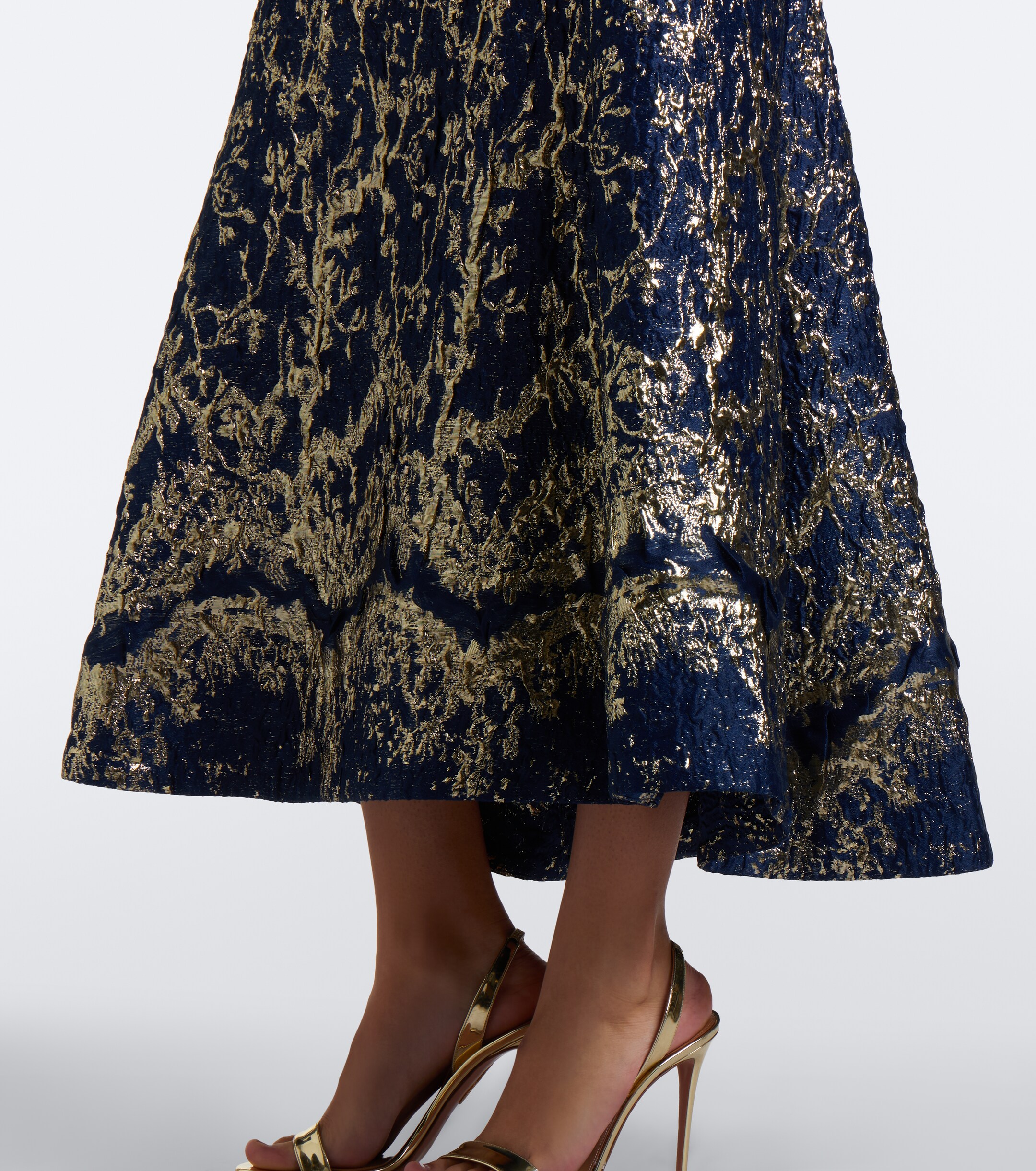 SIMKHAI Simkhai Claravelle belted jacquard cocktail dress