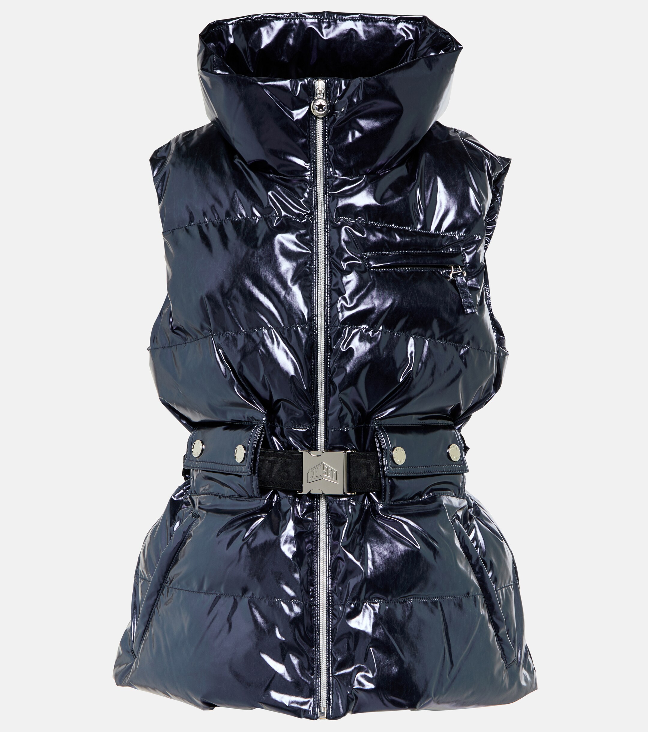 JETSET Jet Set Clara Met metallic puffer vest