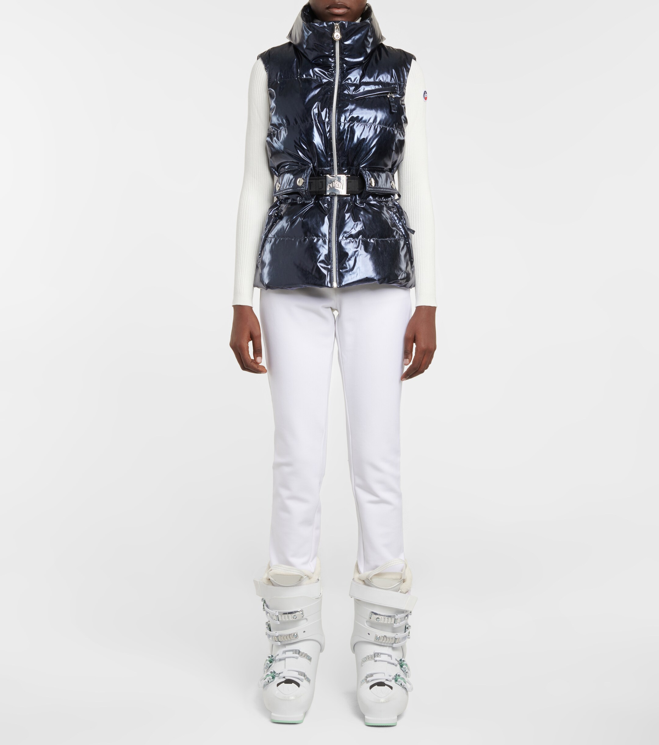 JETSET Jet Set Clara Met metallic puffer vest