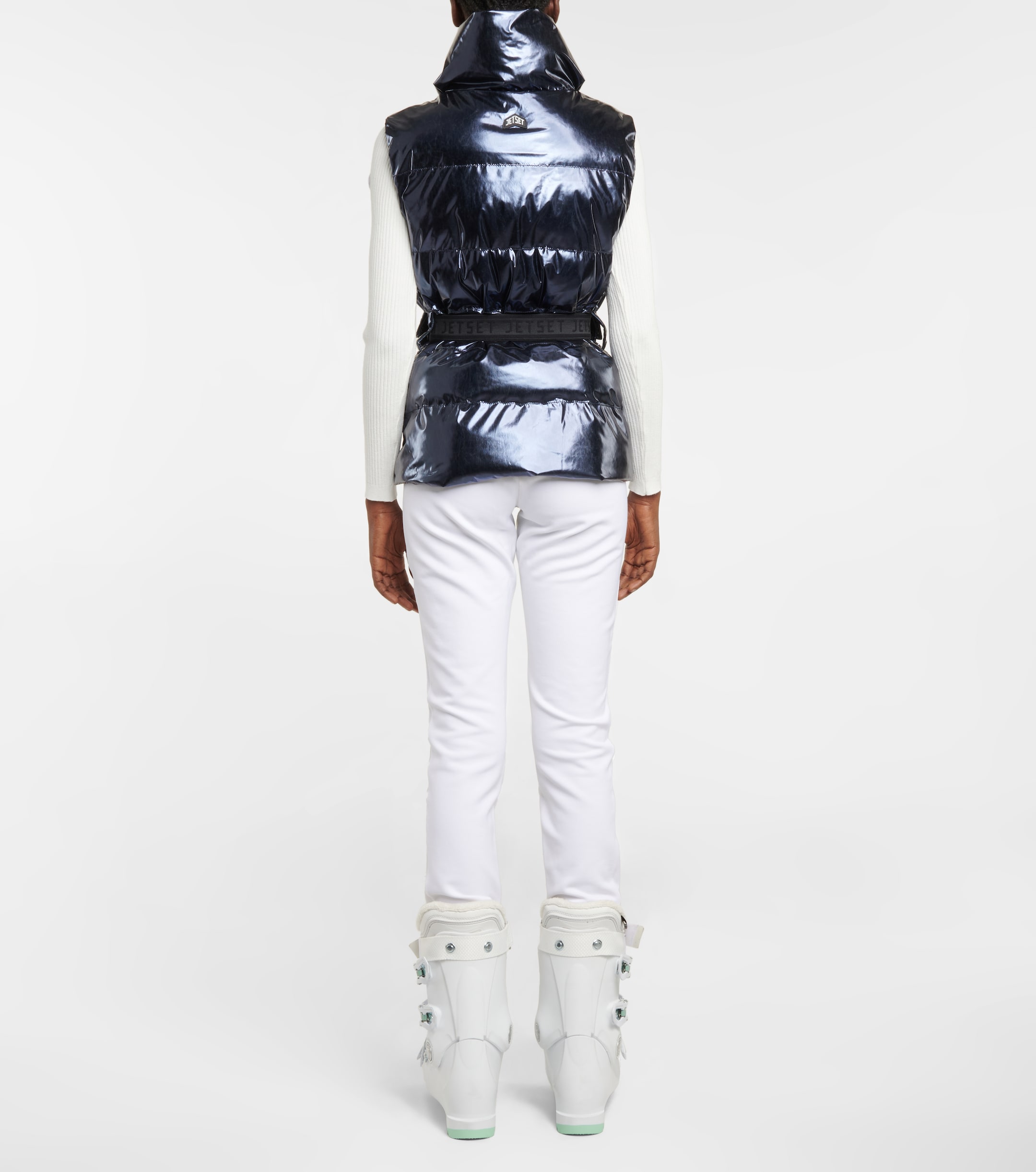 JETSET Jet Set Clara Met metallic puffer vest