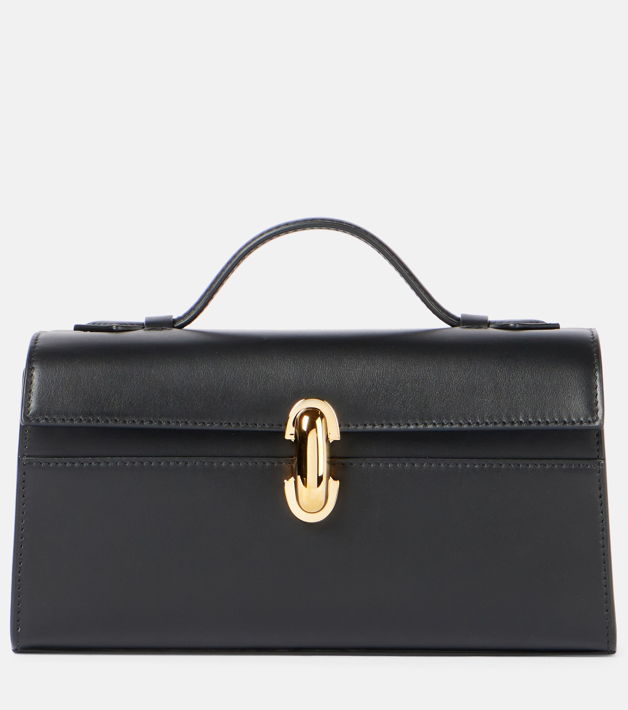 Savette Symmetry Pochette leather top-handle bag