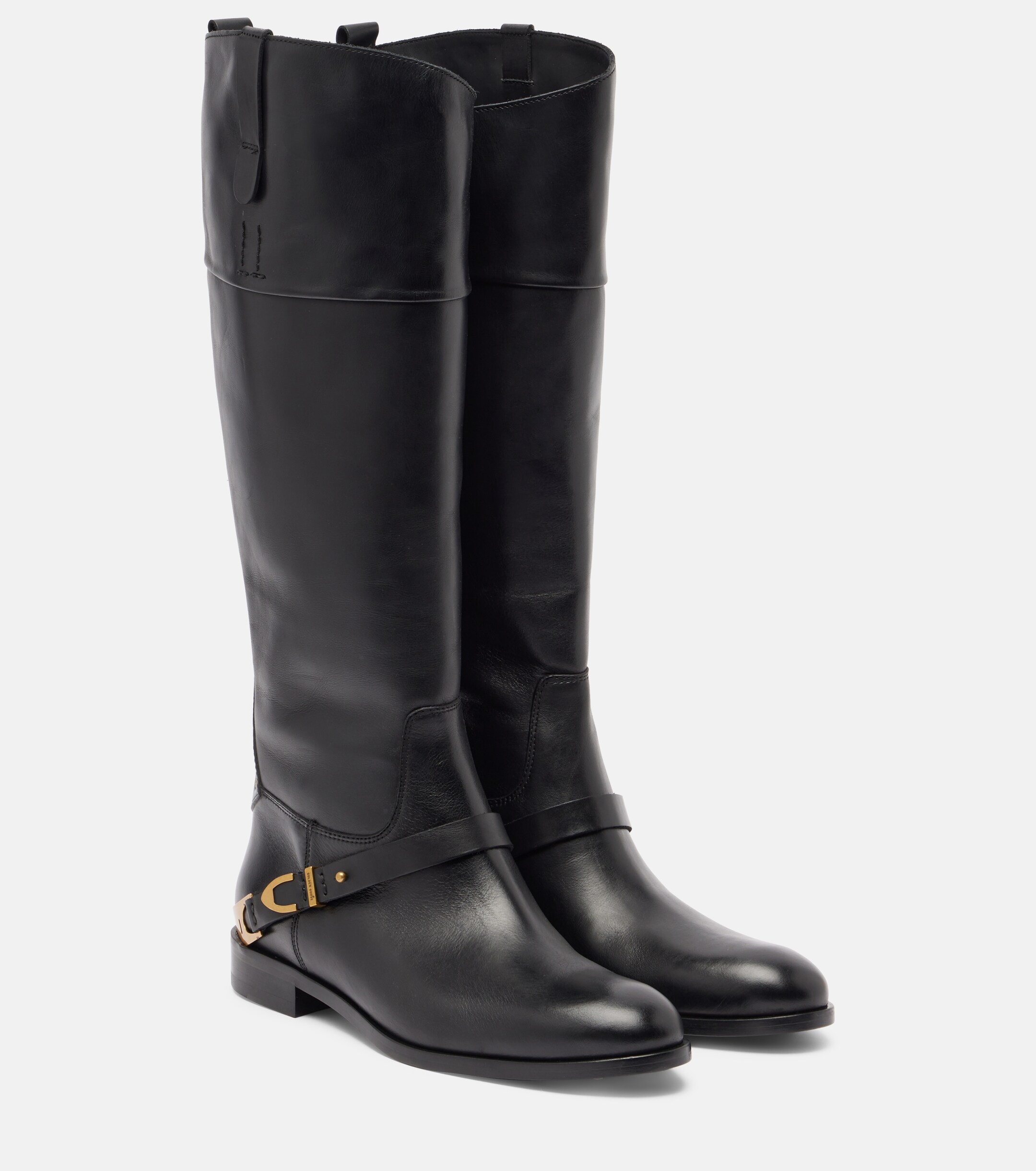 Golden Goose Charlie leather knee-high boots