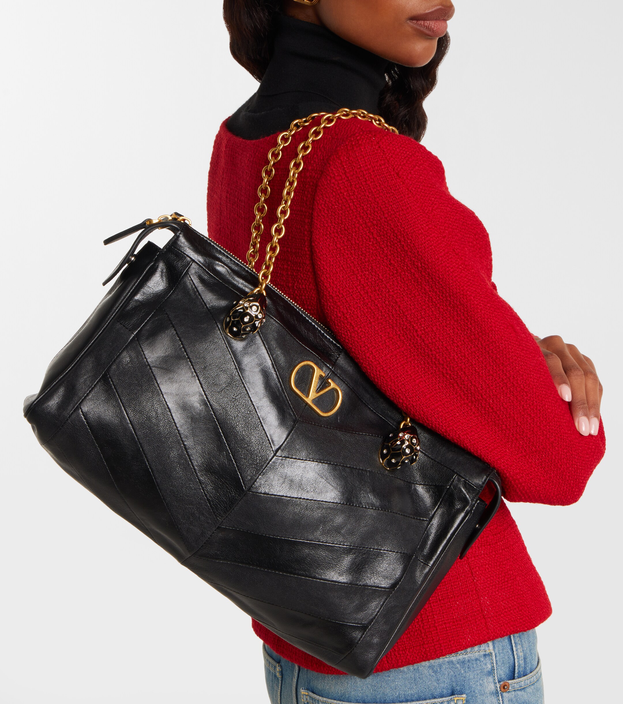 Valentino Garavani Panthea Medium quilted leather tote bag thumbnail