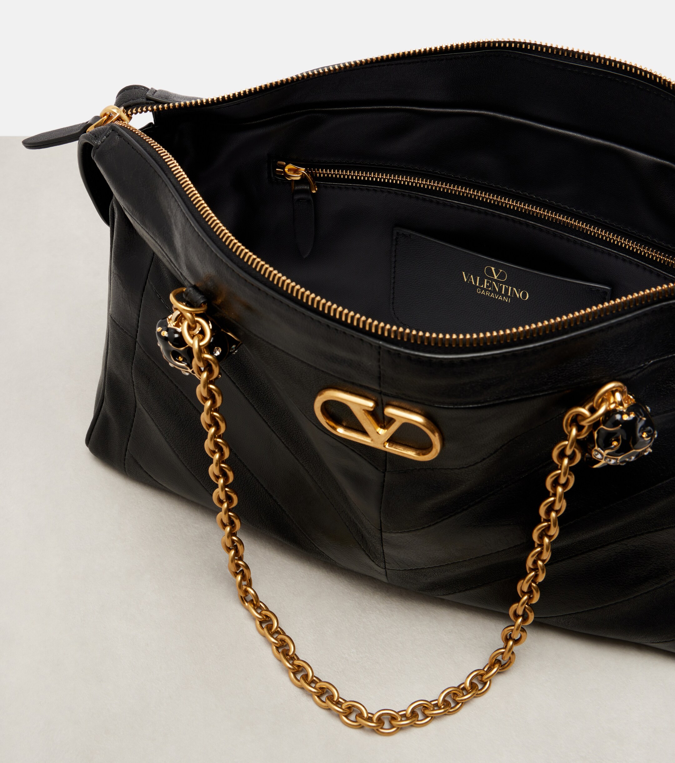 Valentino Garavani Panthea Medium quilted leather tote bag thumbnail