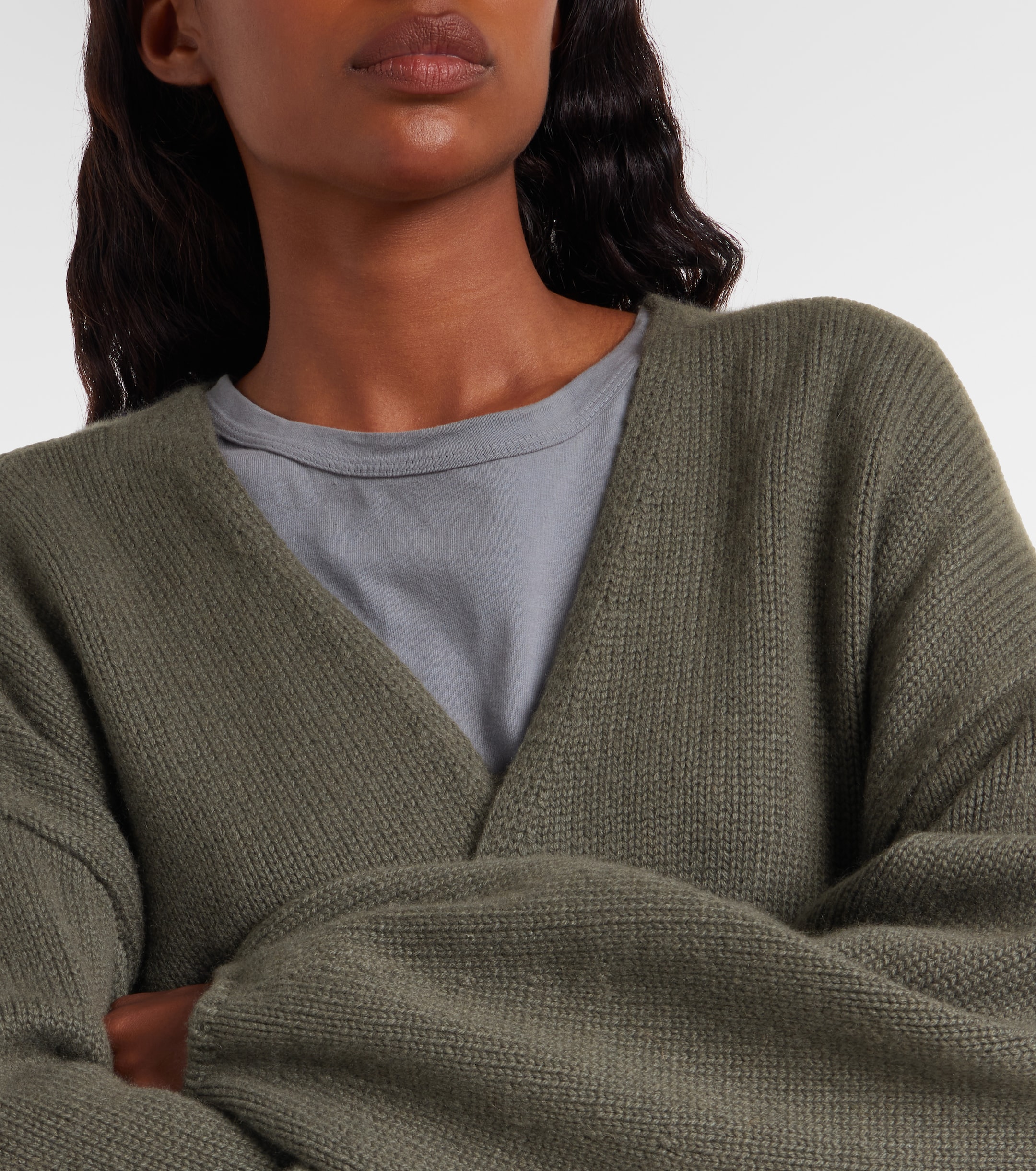 リャンリャン LISA YANG - Laurina cashmere wrap cardigan | Plush