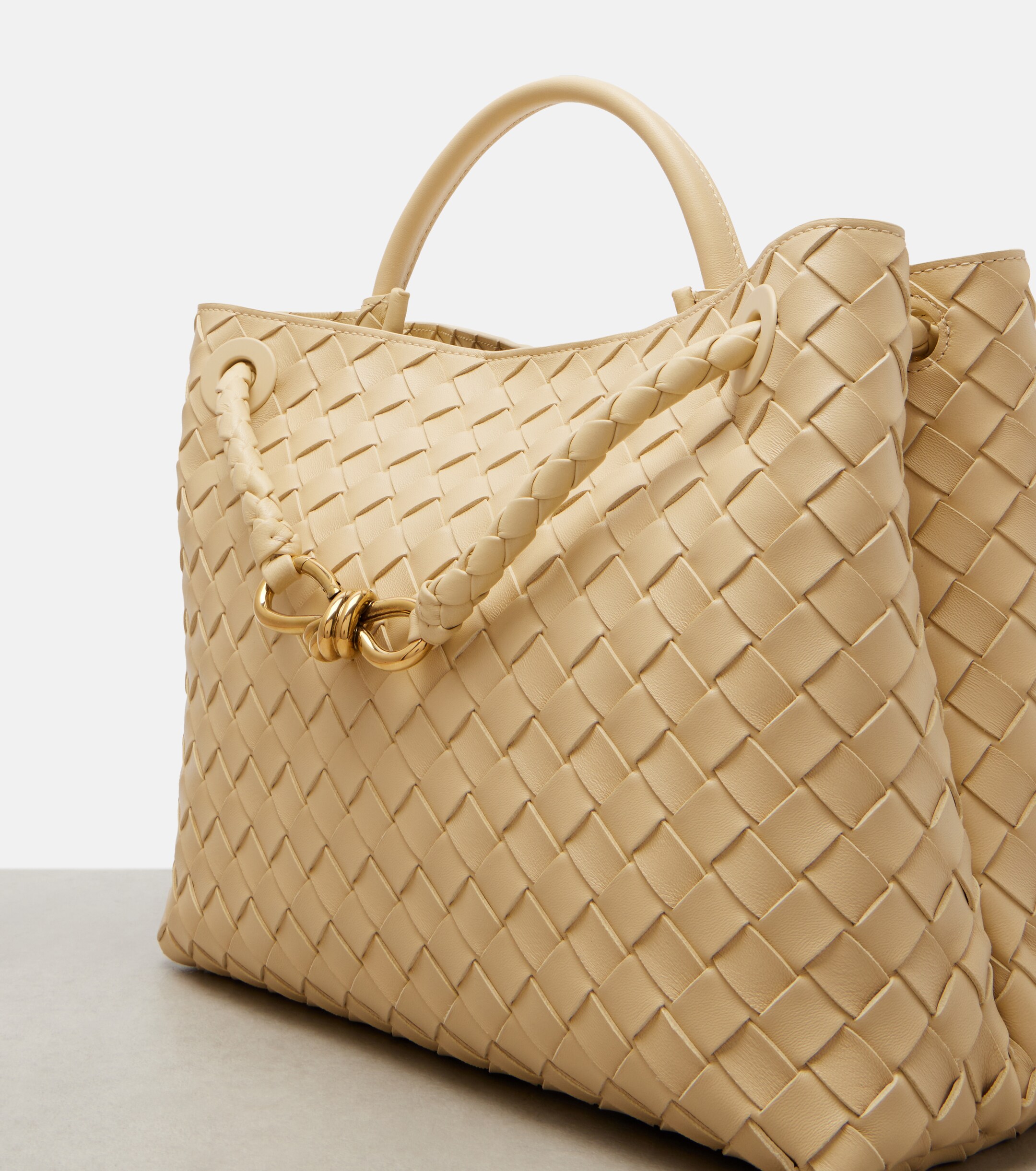 Bottega Veneta Andiamo Medium leather tote bag