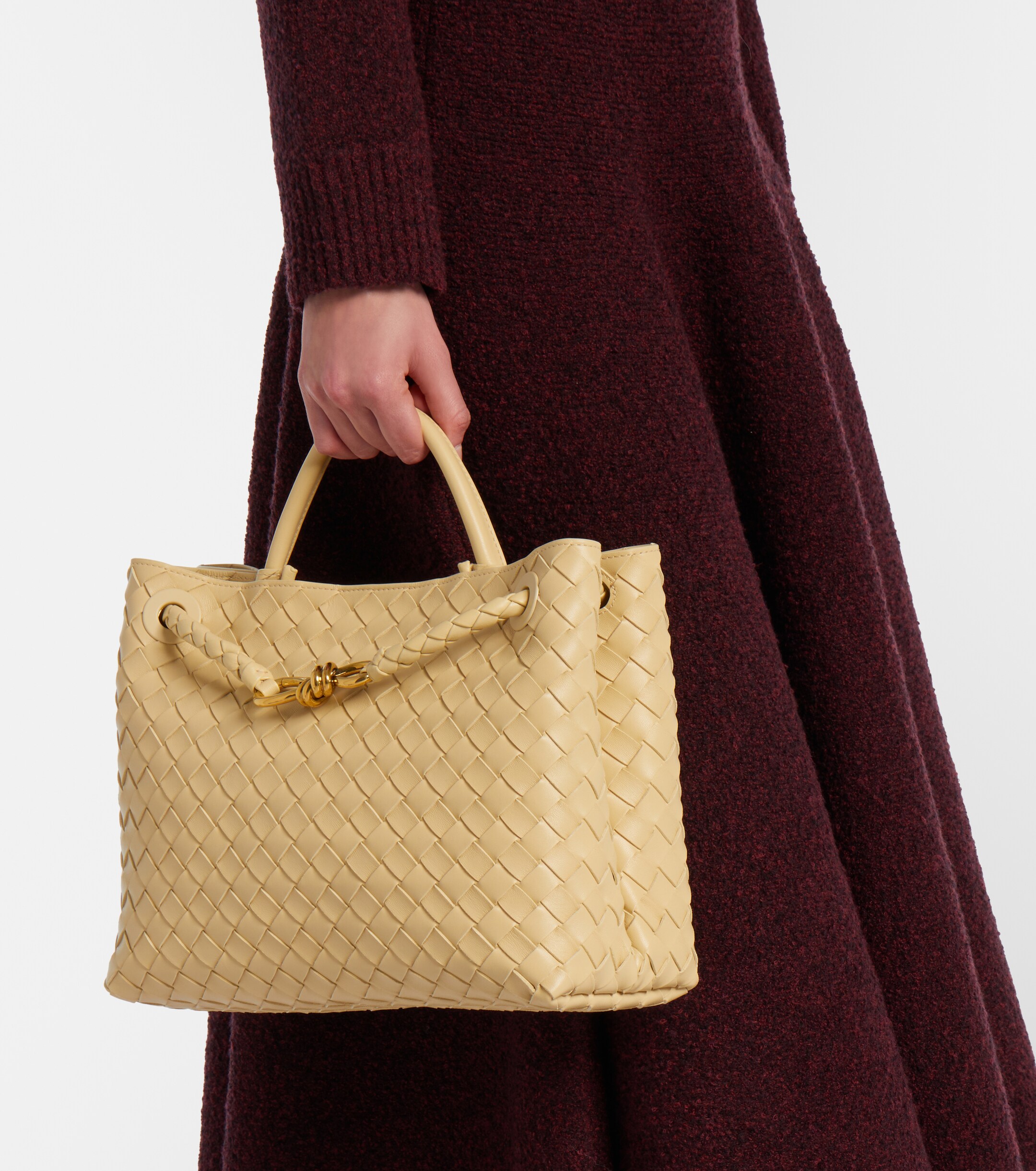 Bottega Veneta Andiamo Medium leather tote bag
